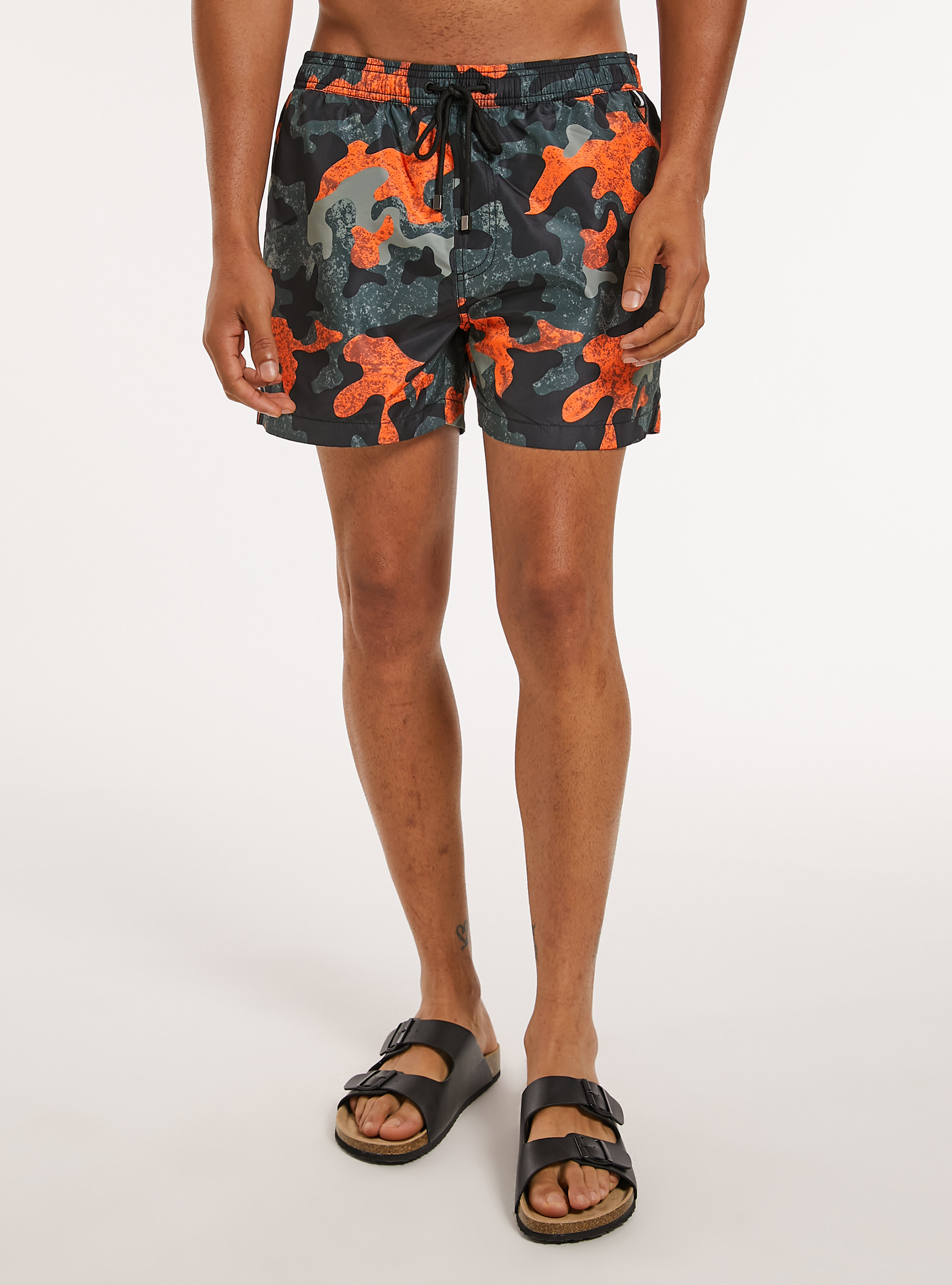 Camouflage-Badehose, BK1 BLACK