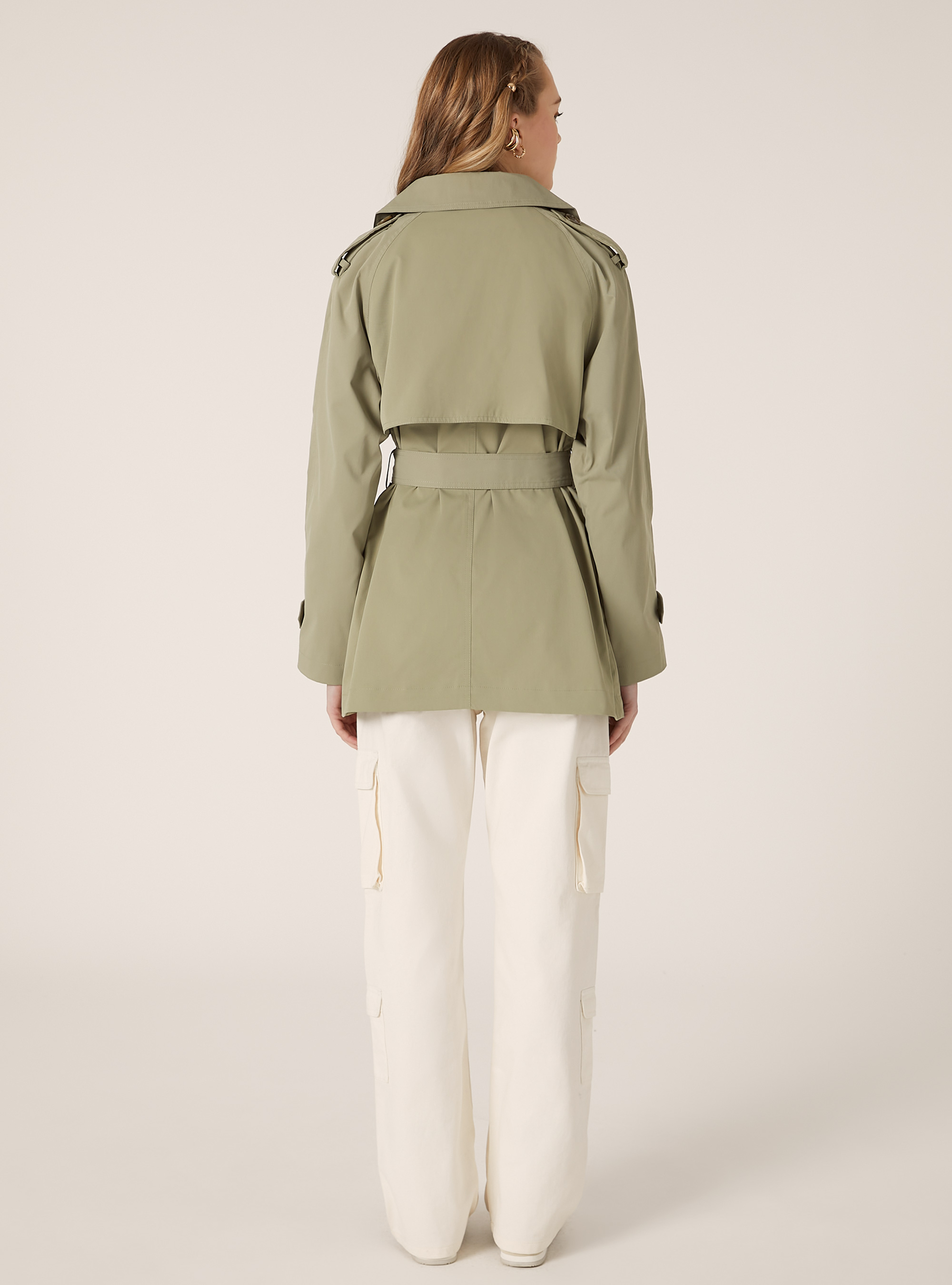 Trench court en twill, KY3 KAKY LIGHT