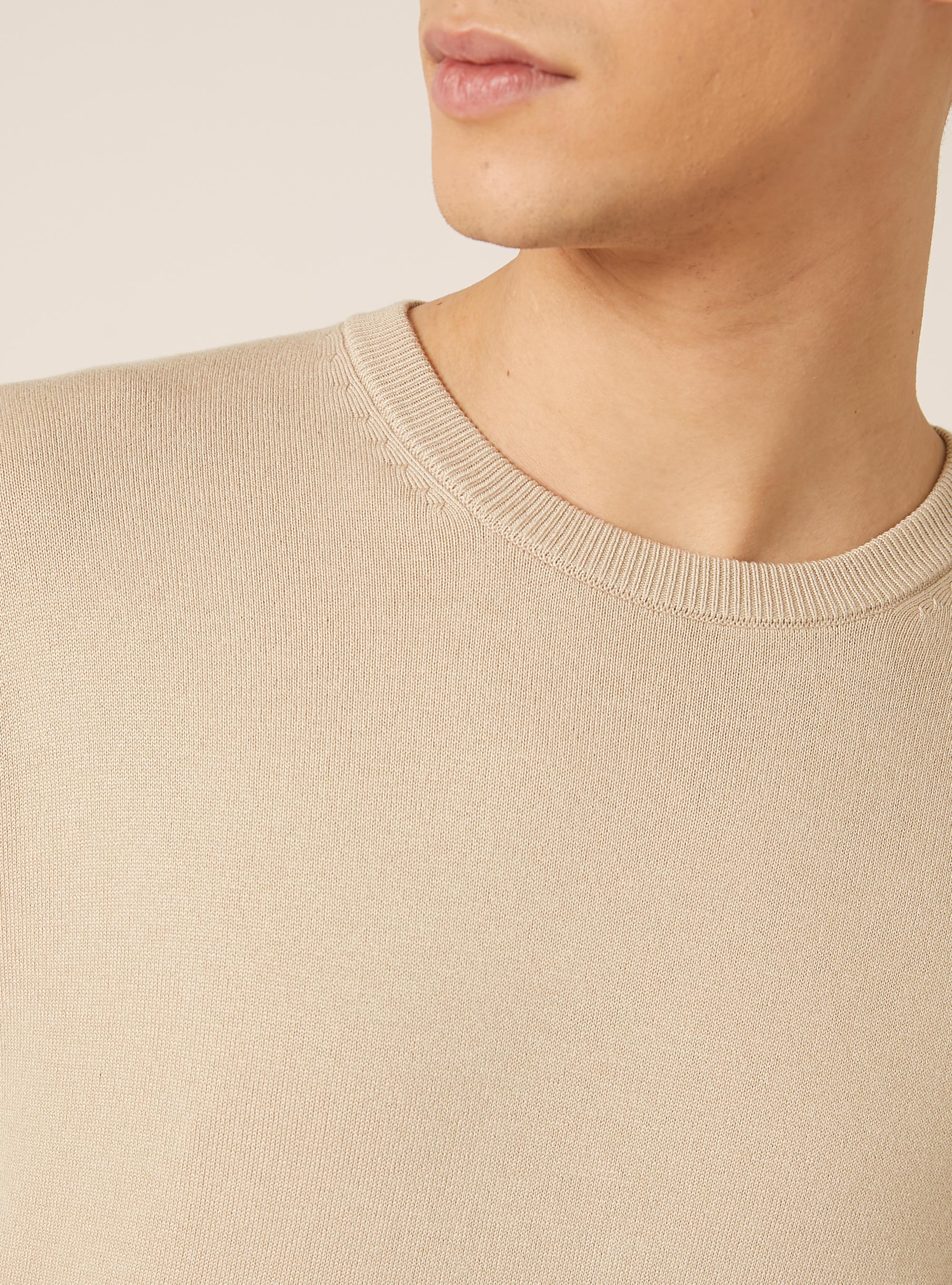 Pullover in sustainable Ecovero viscose, BG2 BEIGE MEDIUM