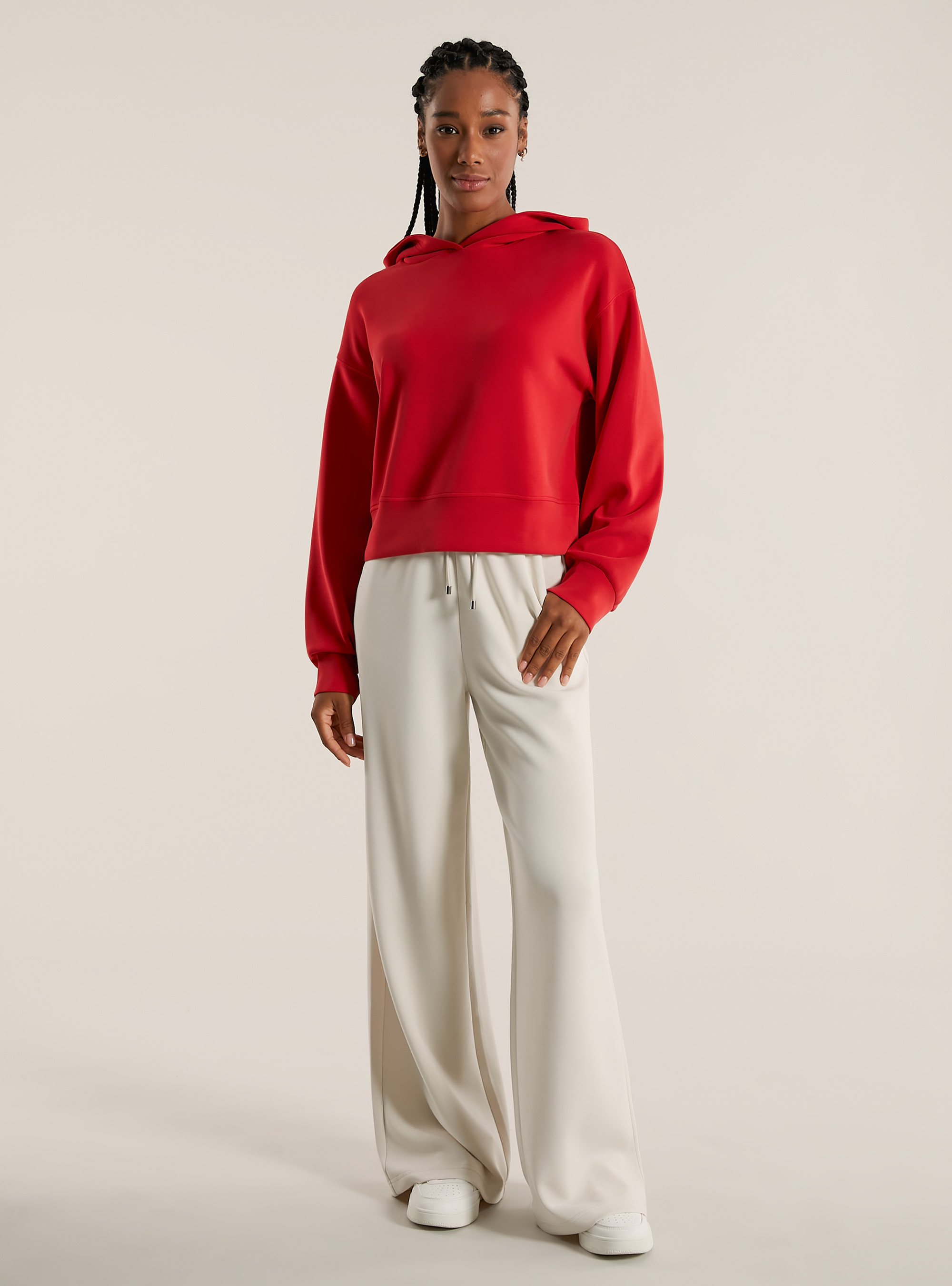 Sweat court en scuba doux, RD2 RED MEDIUM