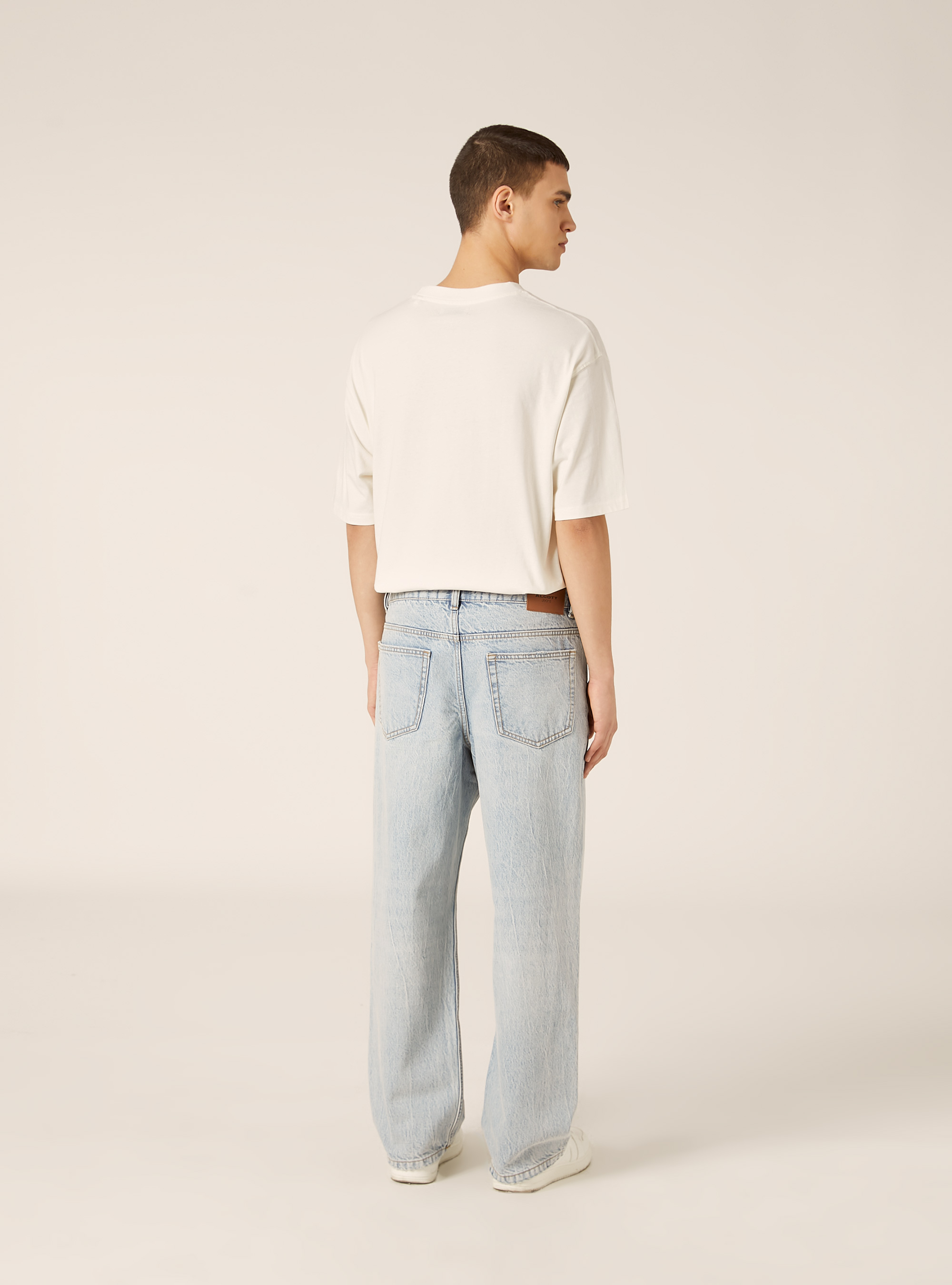 Jeans mit geradem Schnitt, D007 LIGHT AZURE