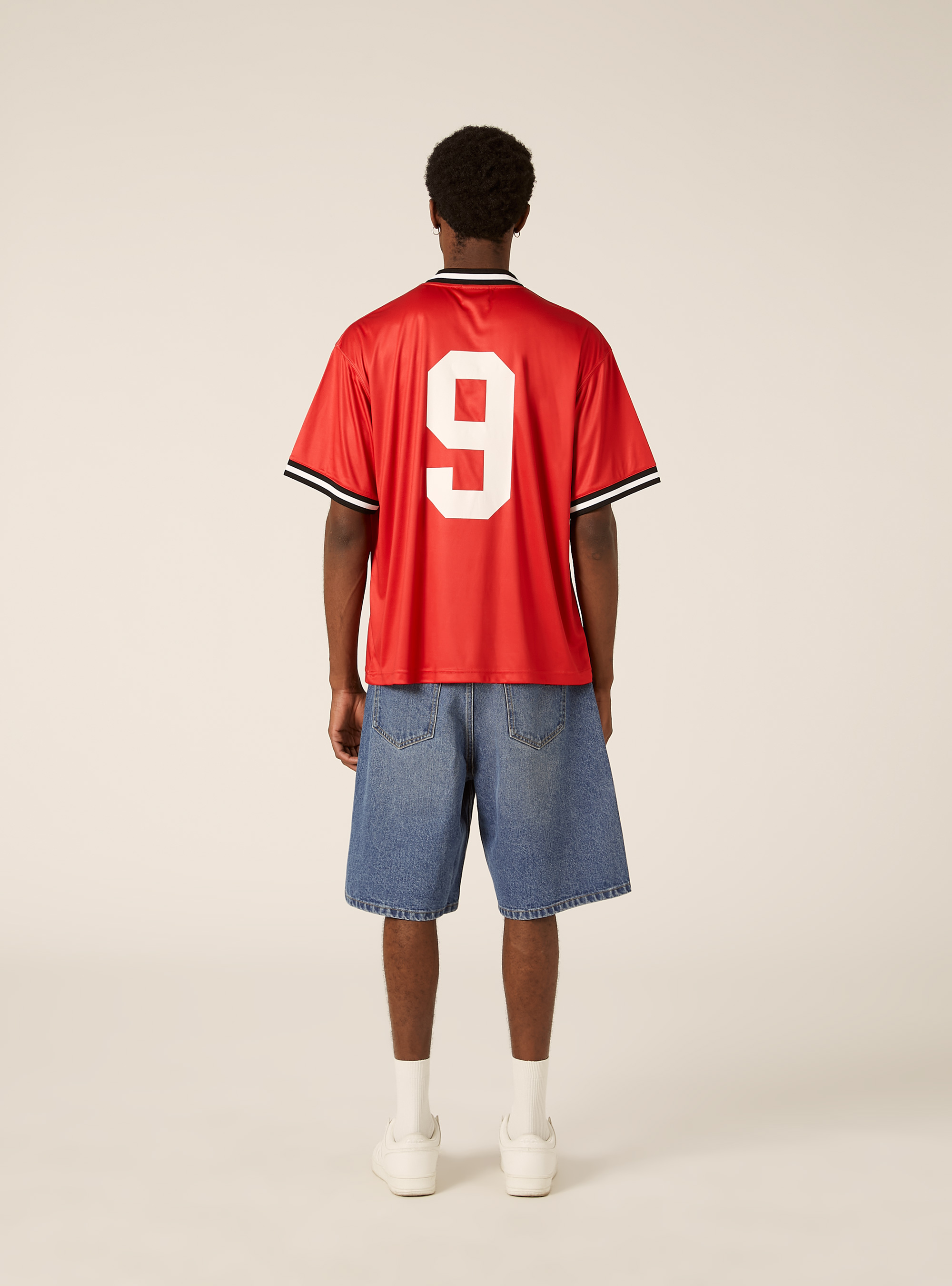 Blokecore Technical Lightweight Football Jersey, RD2 RED MEDIUM