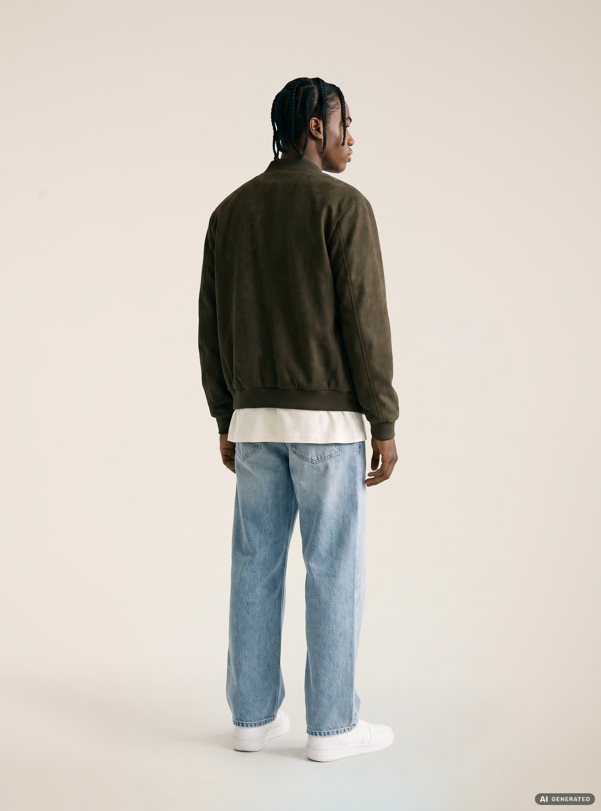 Bomber effet daim, GY1 GREY DARK
