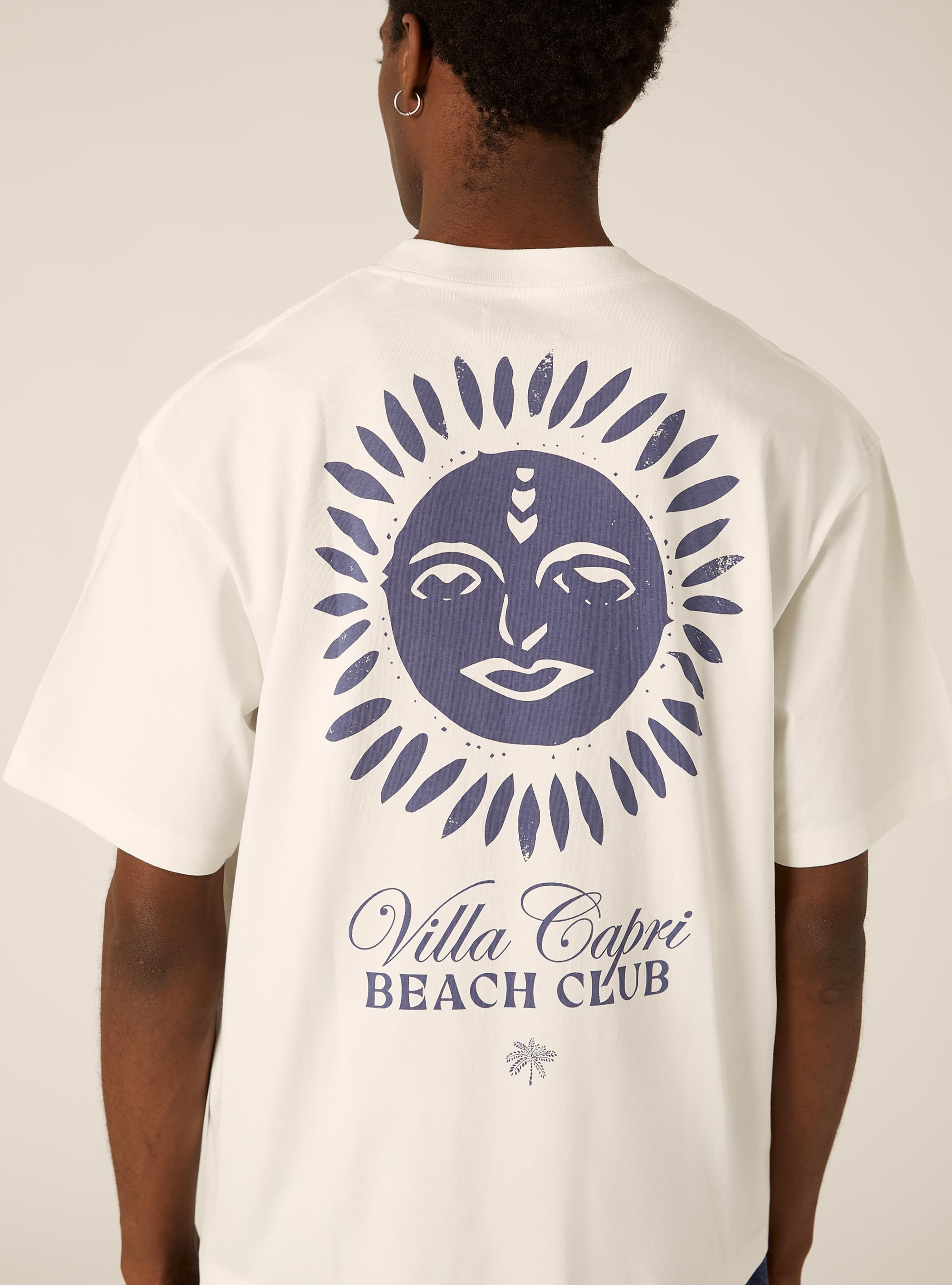 Boxy Fit T-Shirt Capri Amore Mio, WH2 WHITE