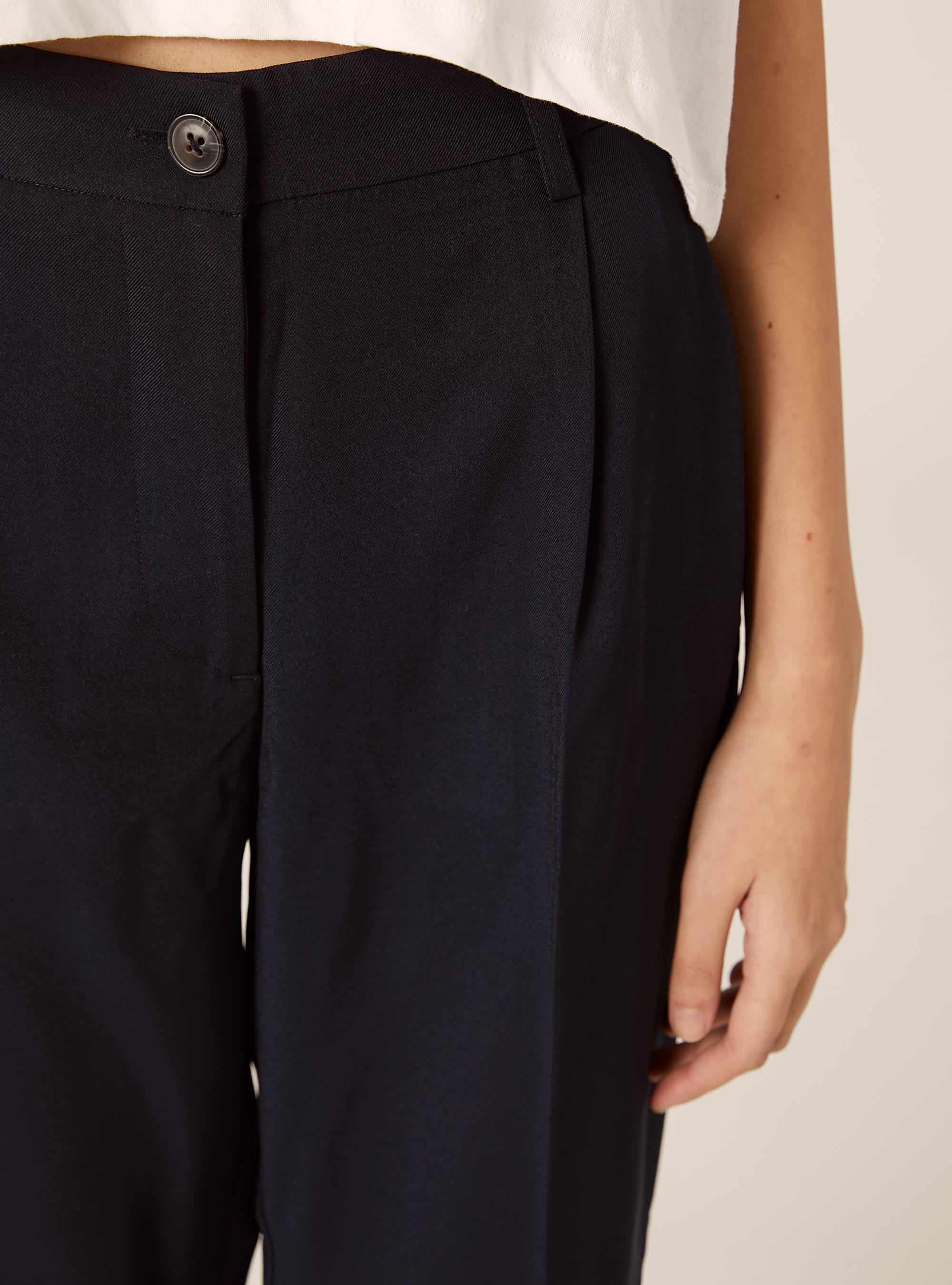 Pantaloni tailoring, NAVY MEDIO