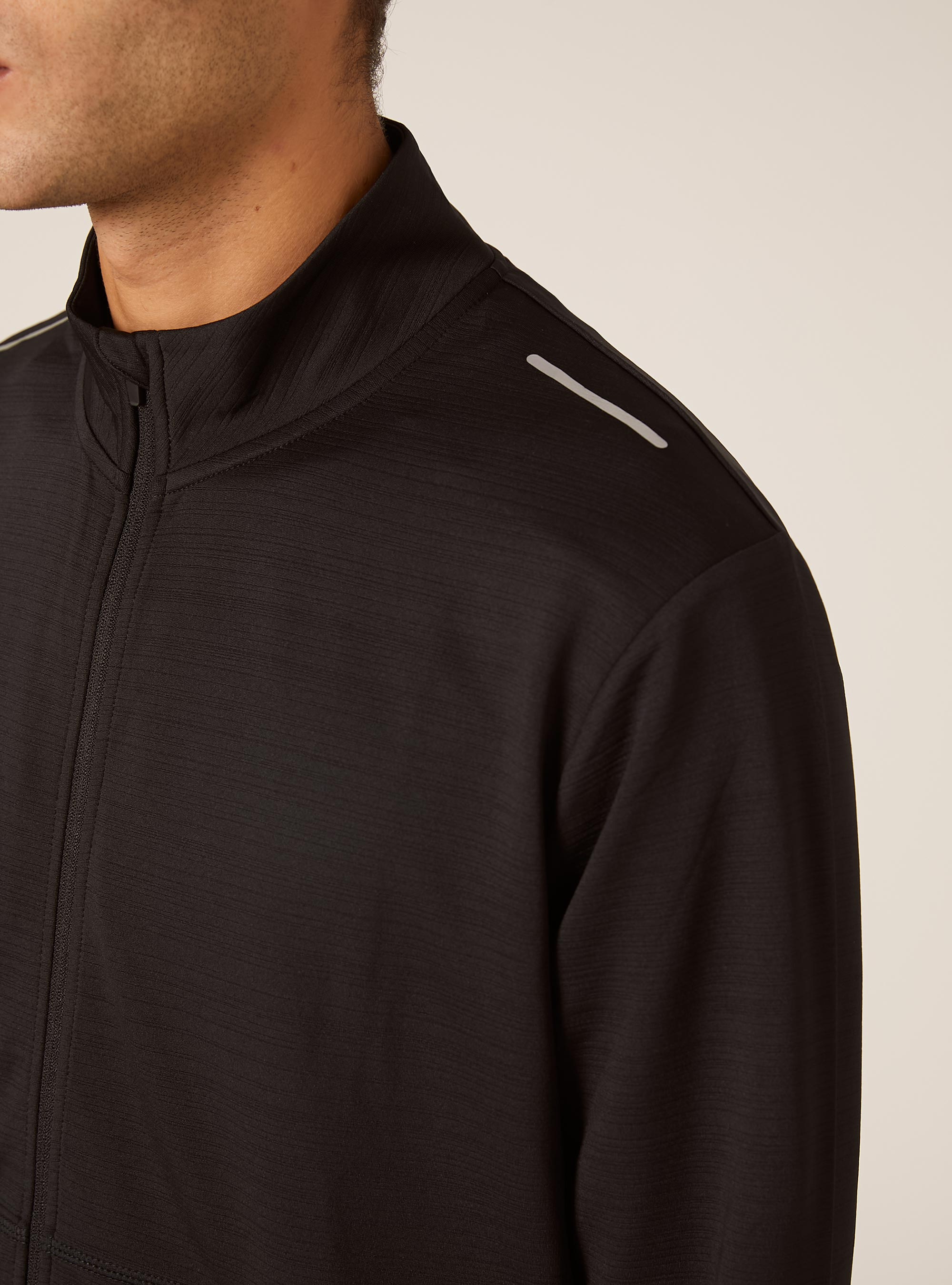 Sweat-shirt zipp&eacute; Athletic capsule, BK1 BLACK
