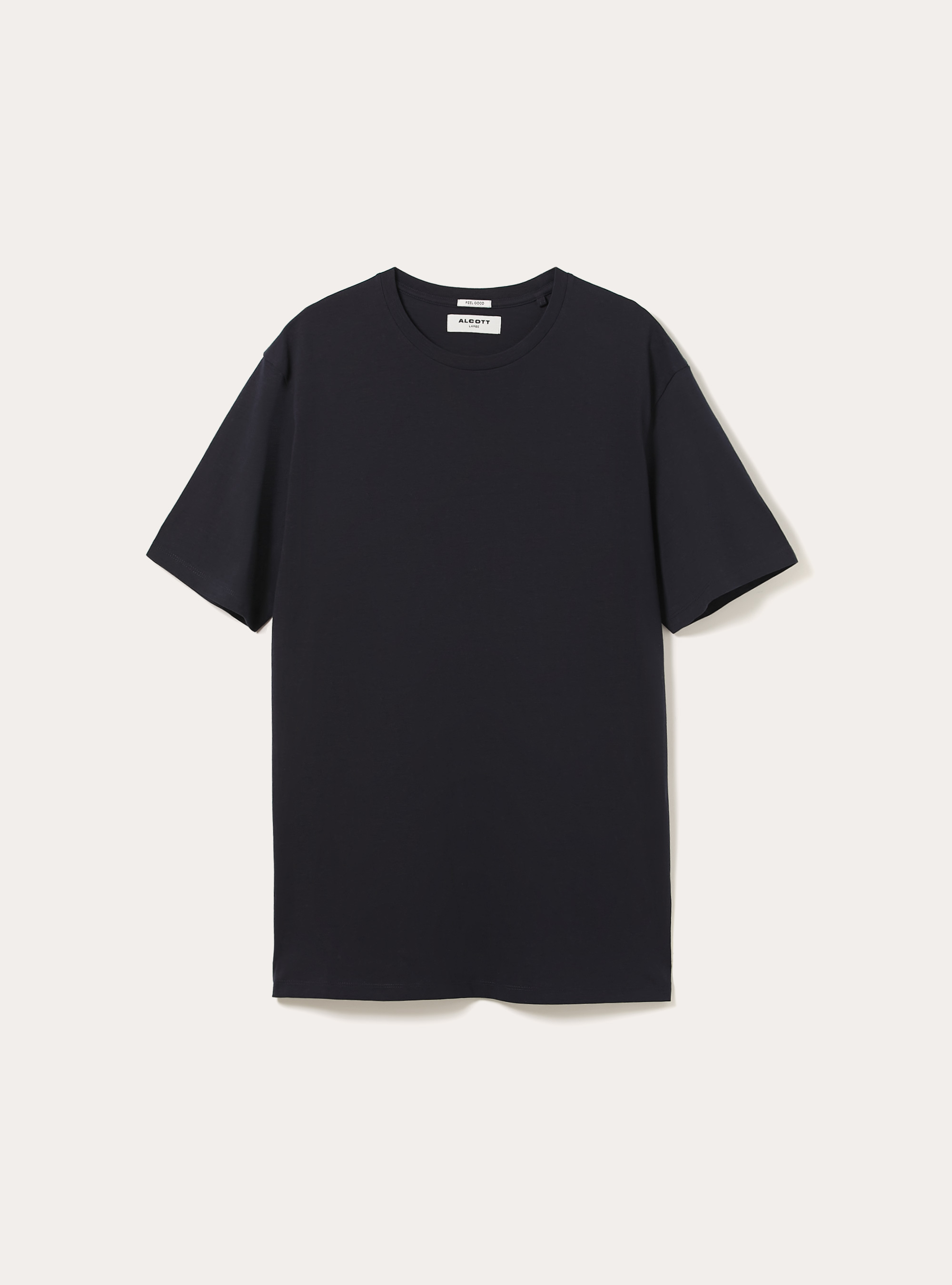 Basic Cotton T-Shirt, NA1 NAVY DARK