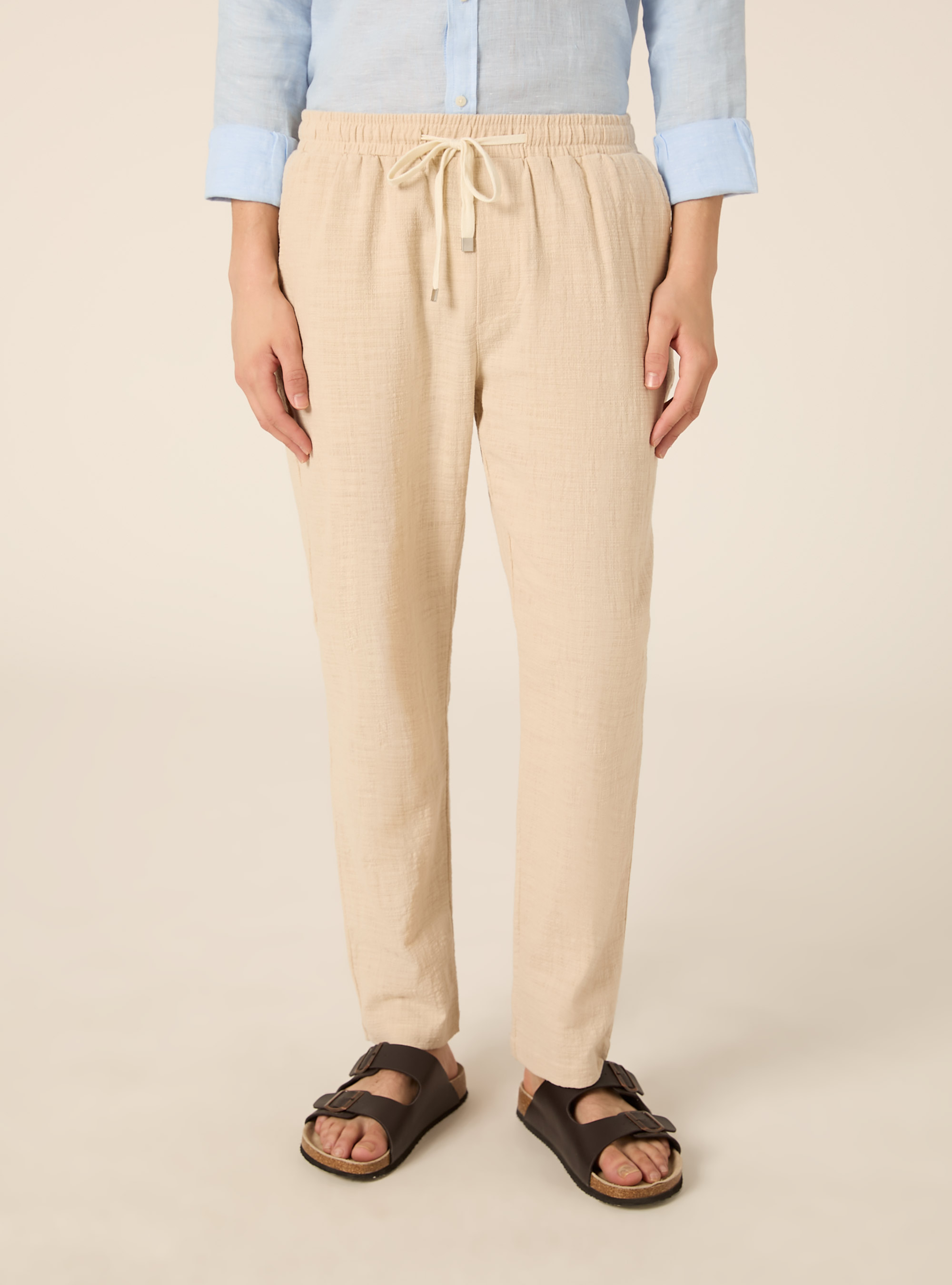 Lightweight jogger pants, BG3 BEIGE LIGHT