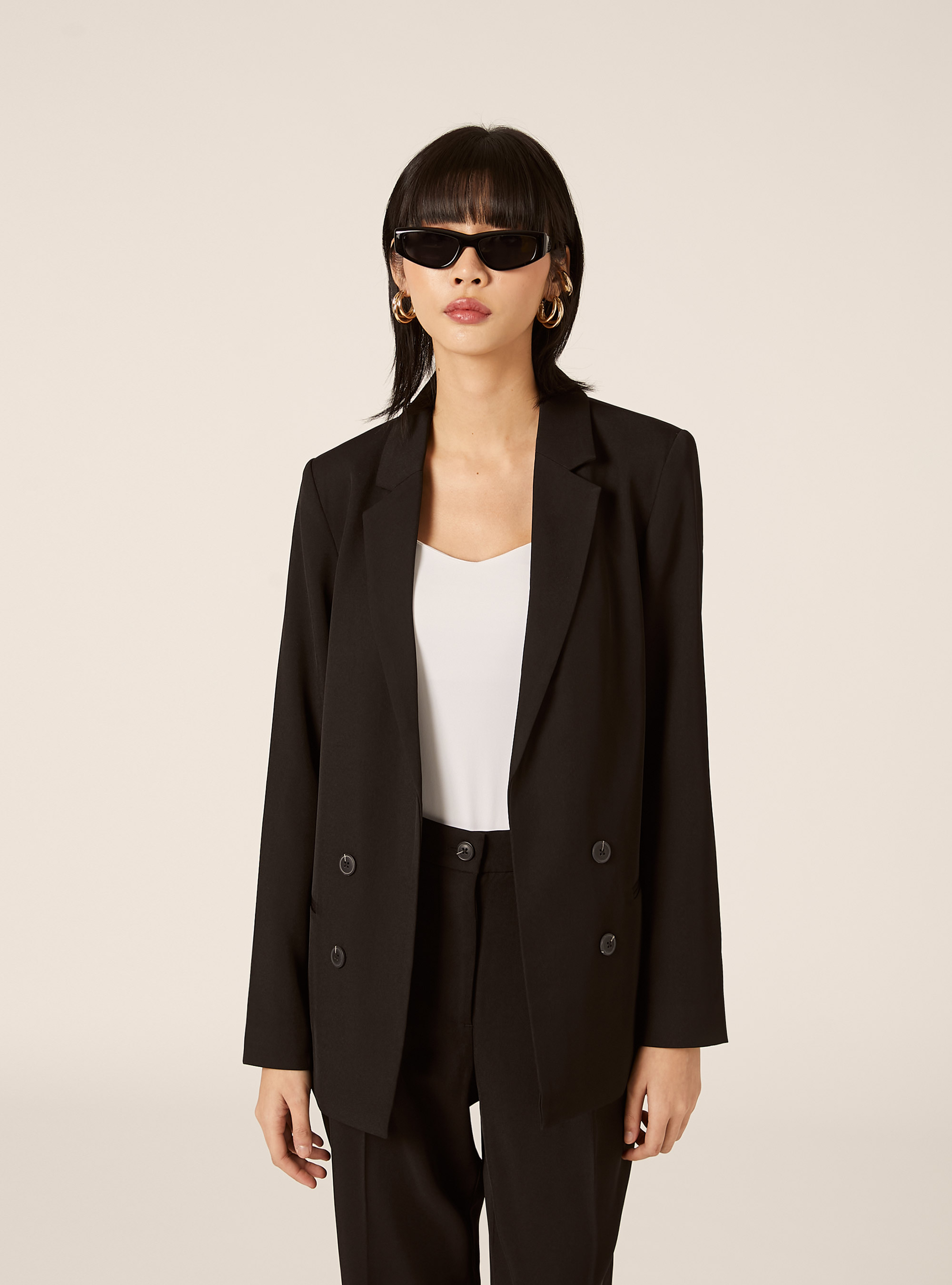 Blazer croise, BK1 BLACK
