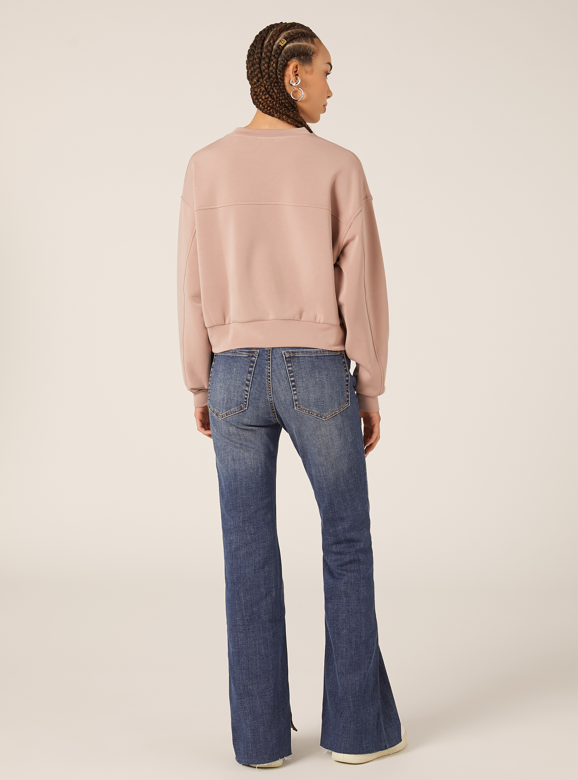 Sweat-shirt doux au toucher, PK2 PINK MEDIUM