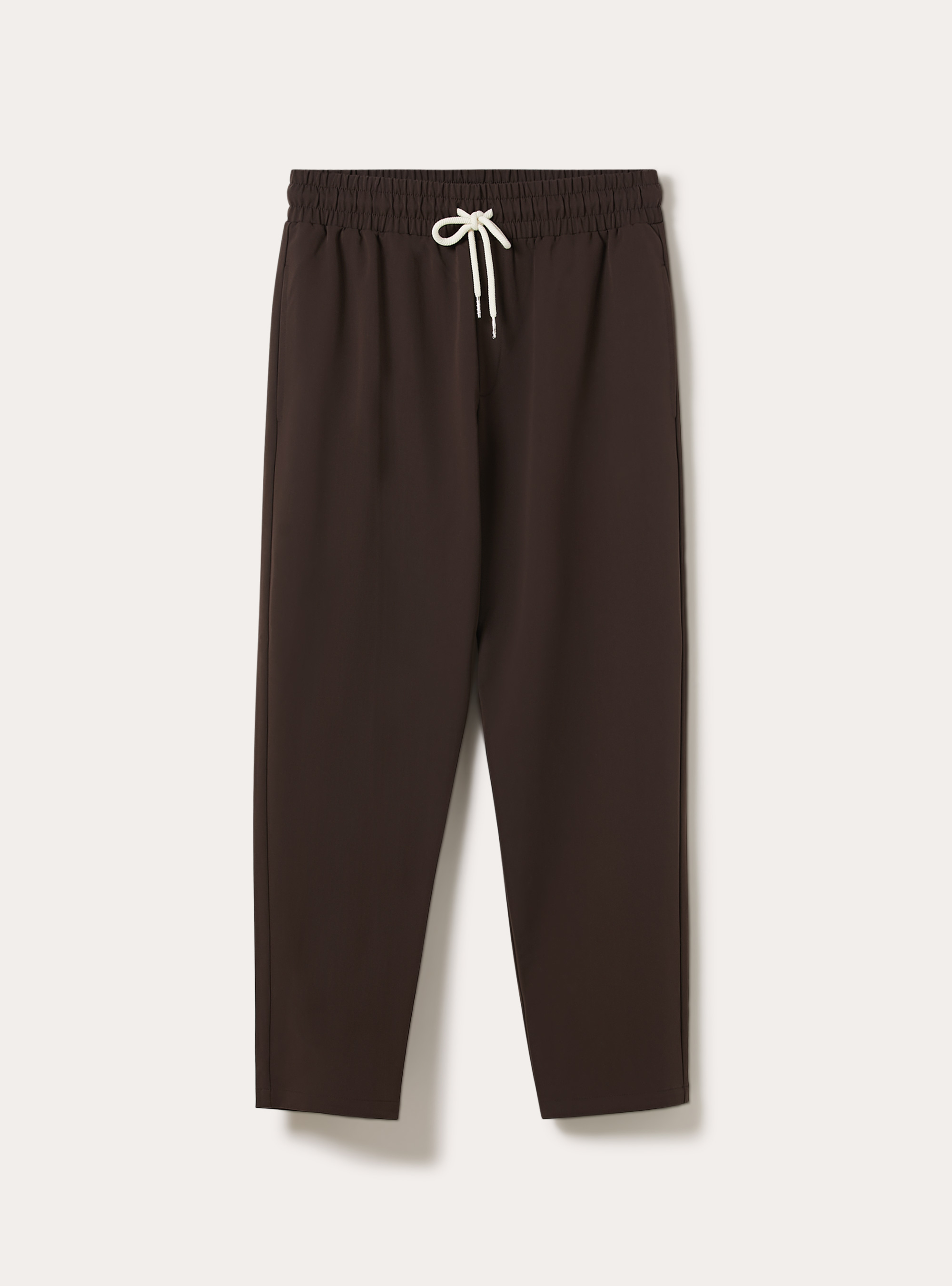 Pantaloni jogger carrot fit, MARRONE MEDIO