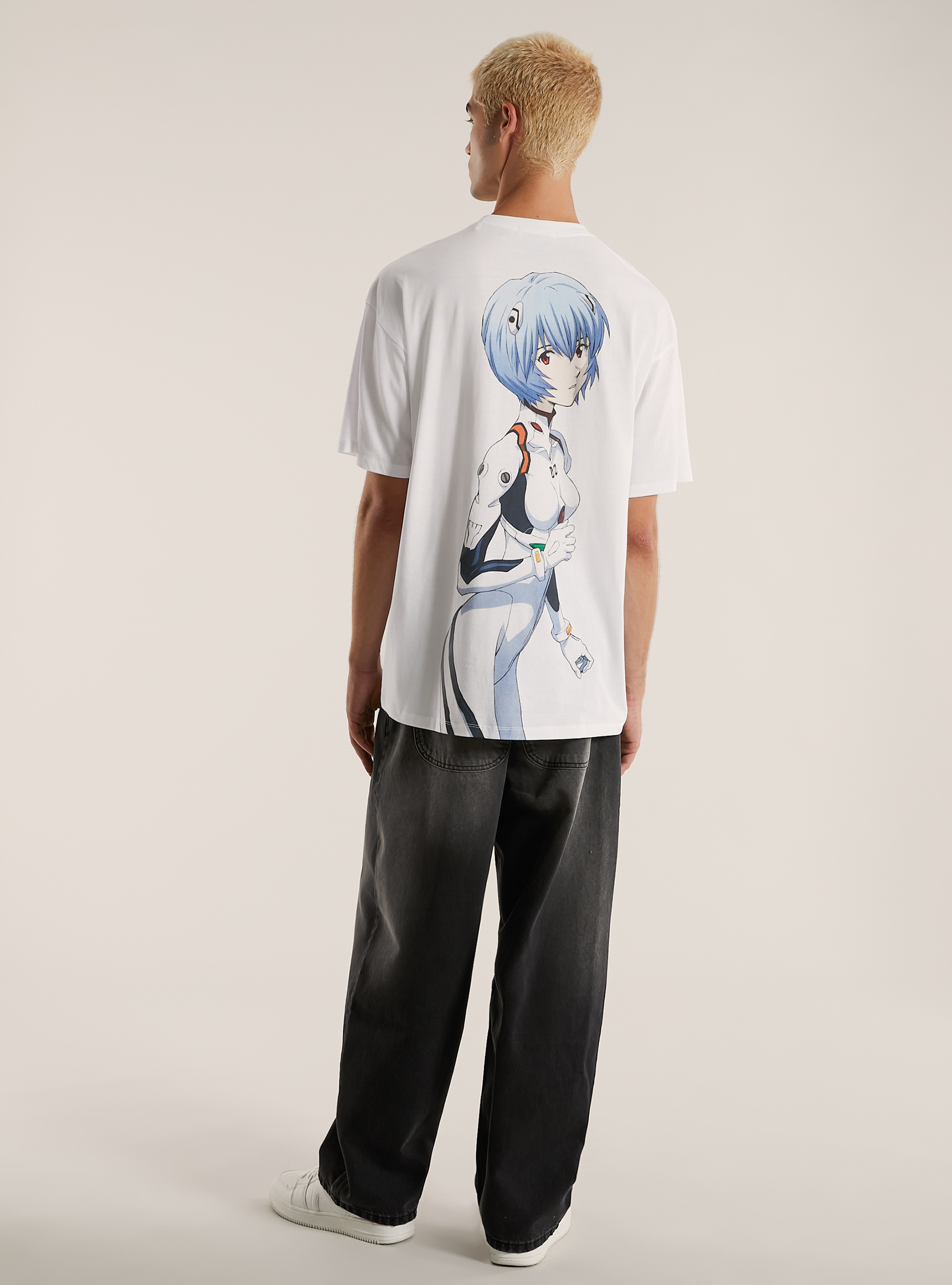 Evangelion / T-shirt Alcott, WH3 WHITE