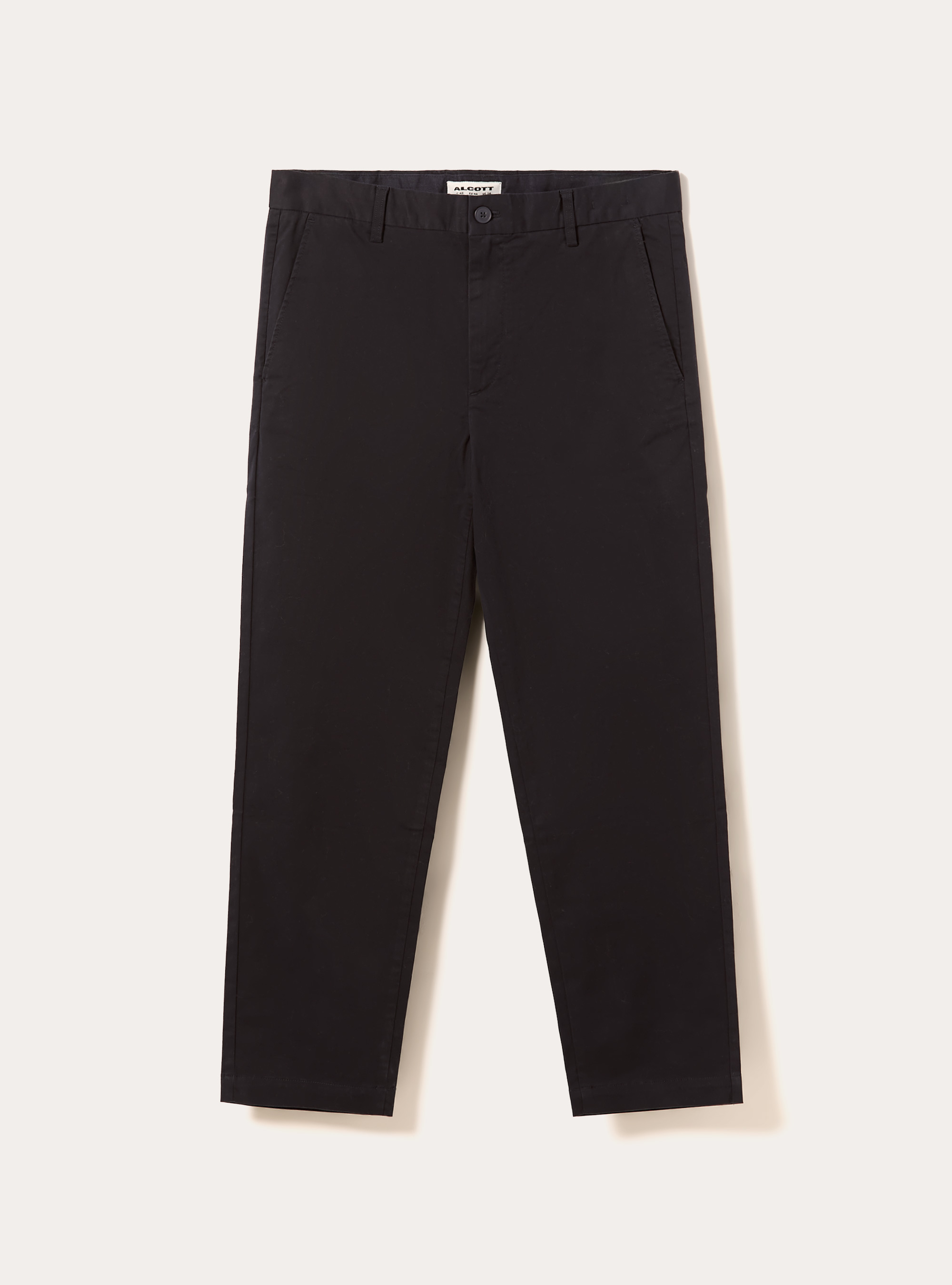 Slim fit stretch twill chino pants, NA1 NAVY DARK