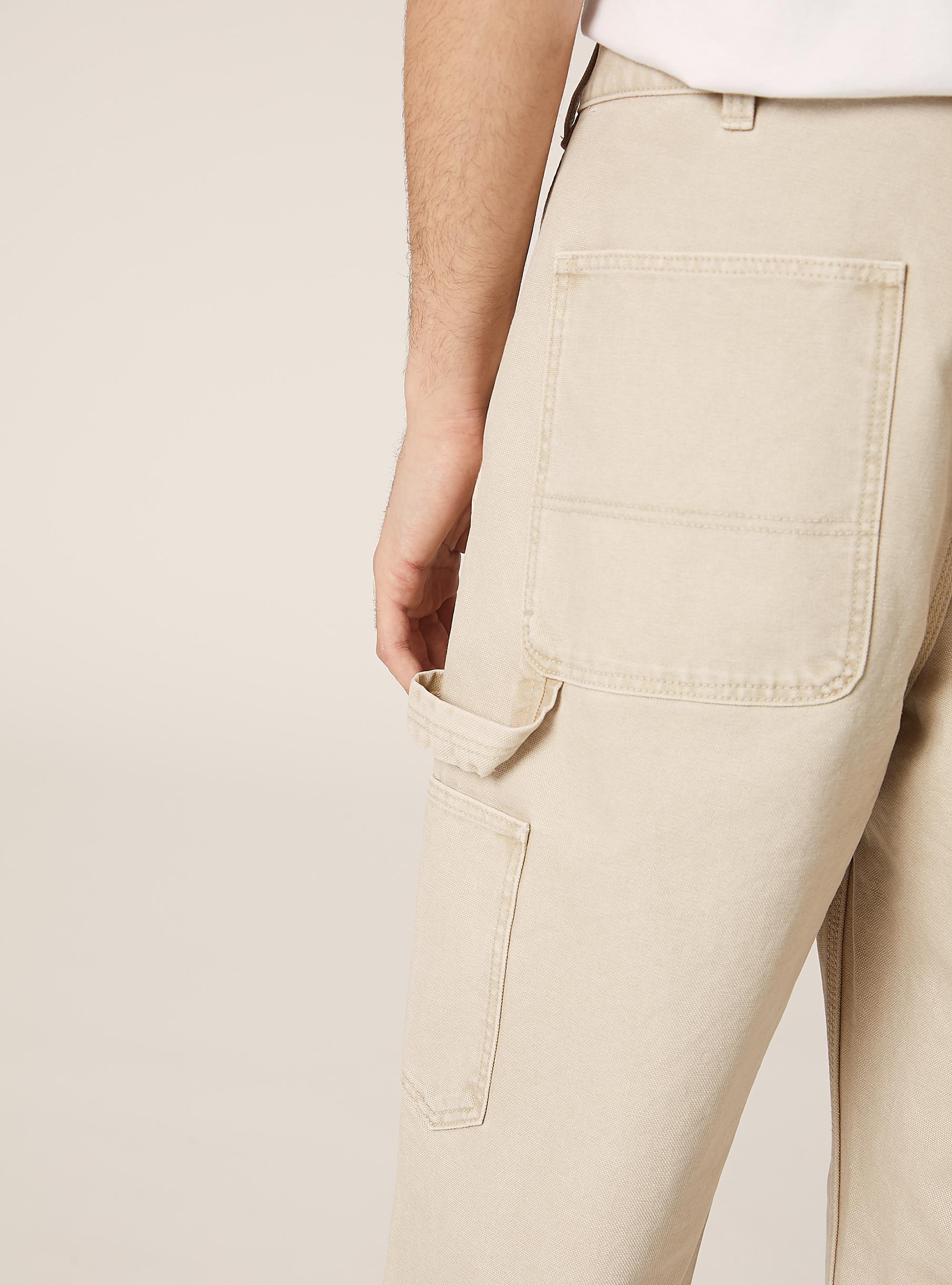 Pantalon en toile de charpentier, SA1 SAND DARK
