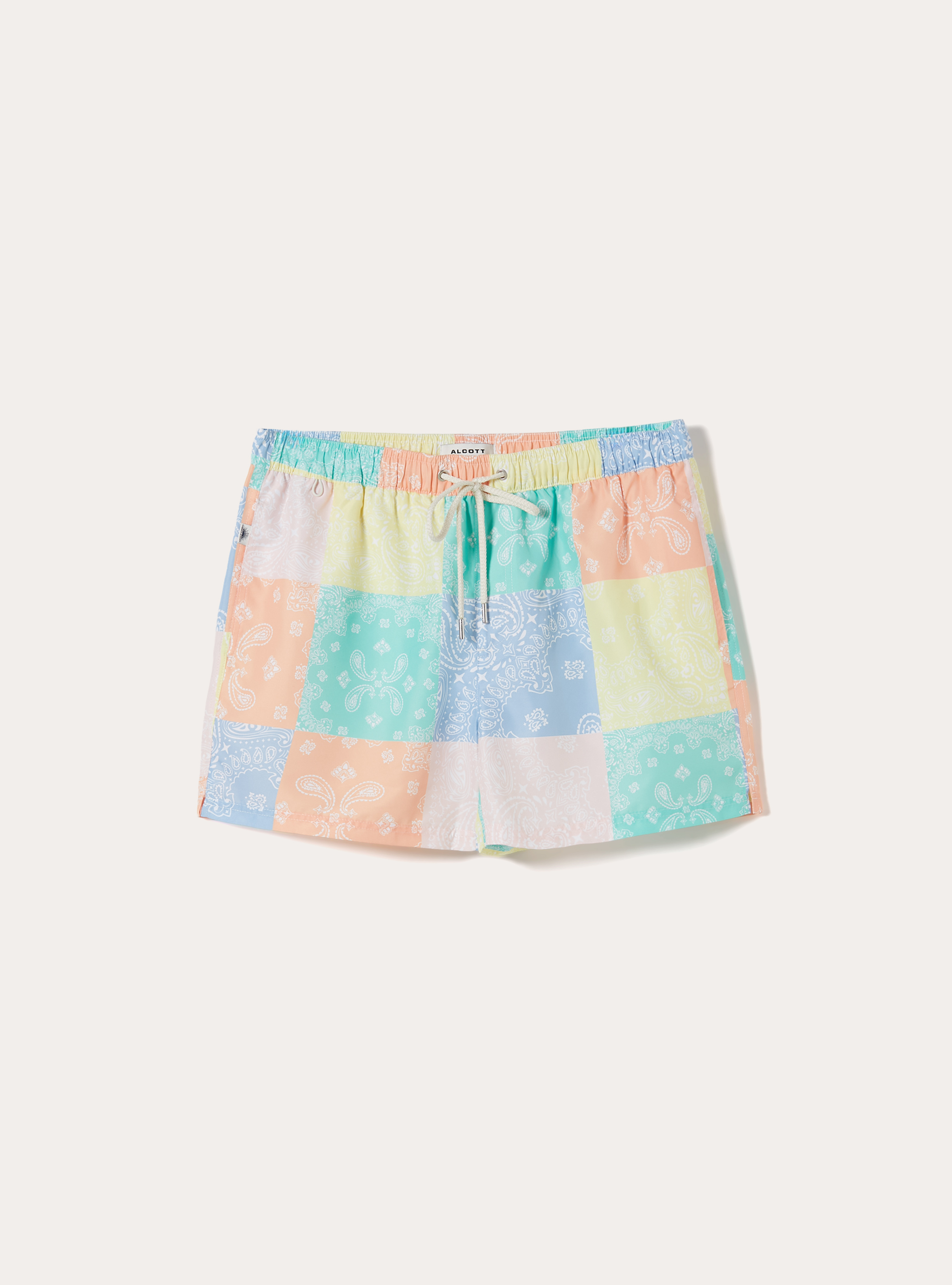 Badeshorts mit Paisley-Print, PAISLEY