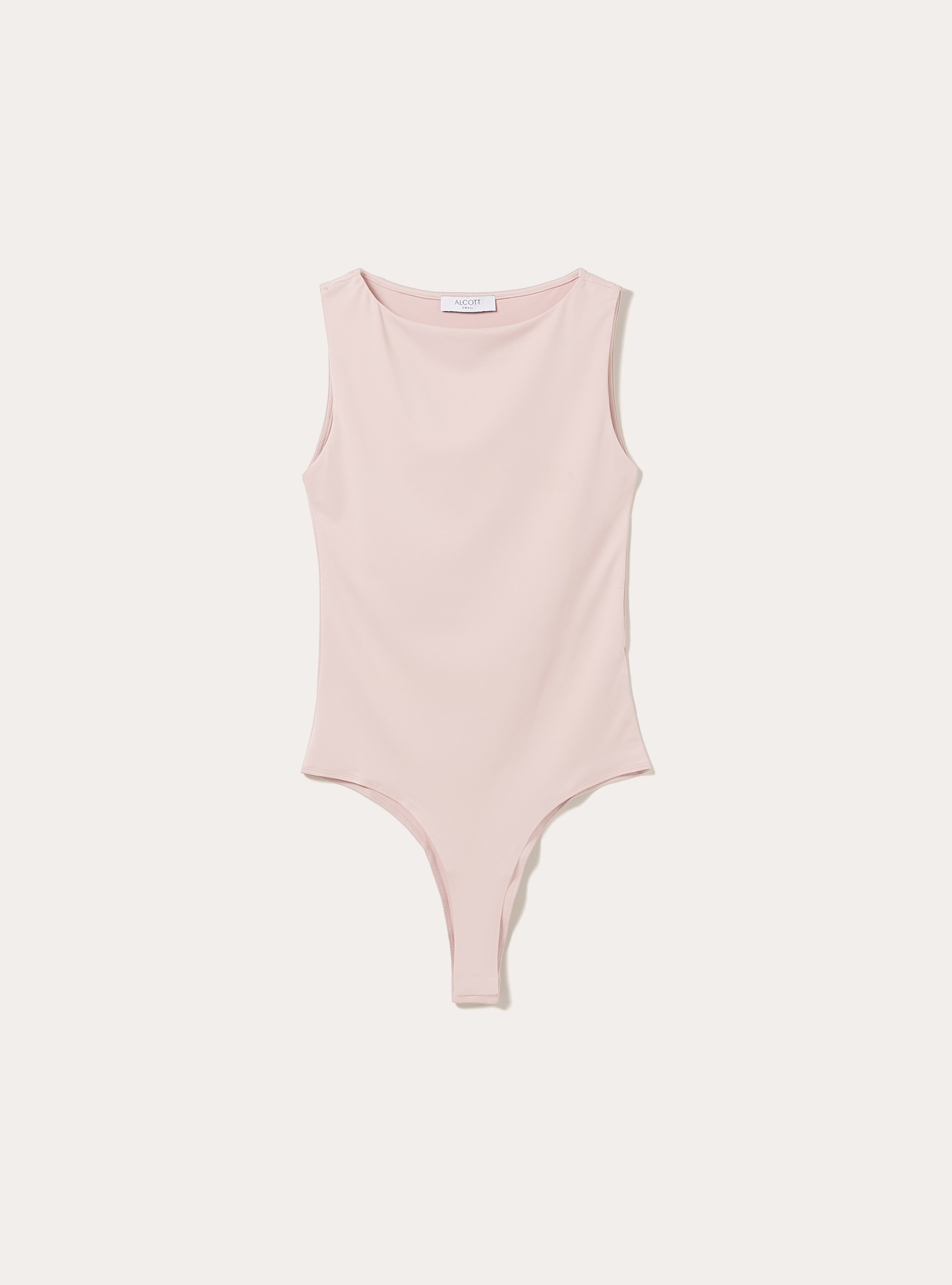 Body con cuello halter el&aacute;stico, PK2 PINK MEDIUM