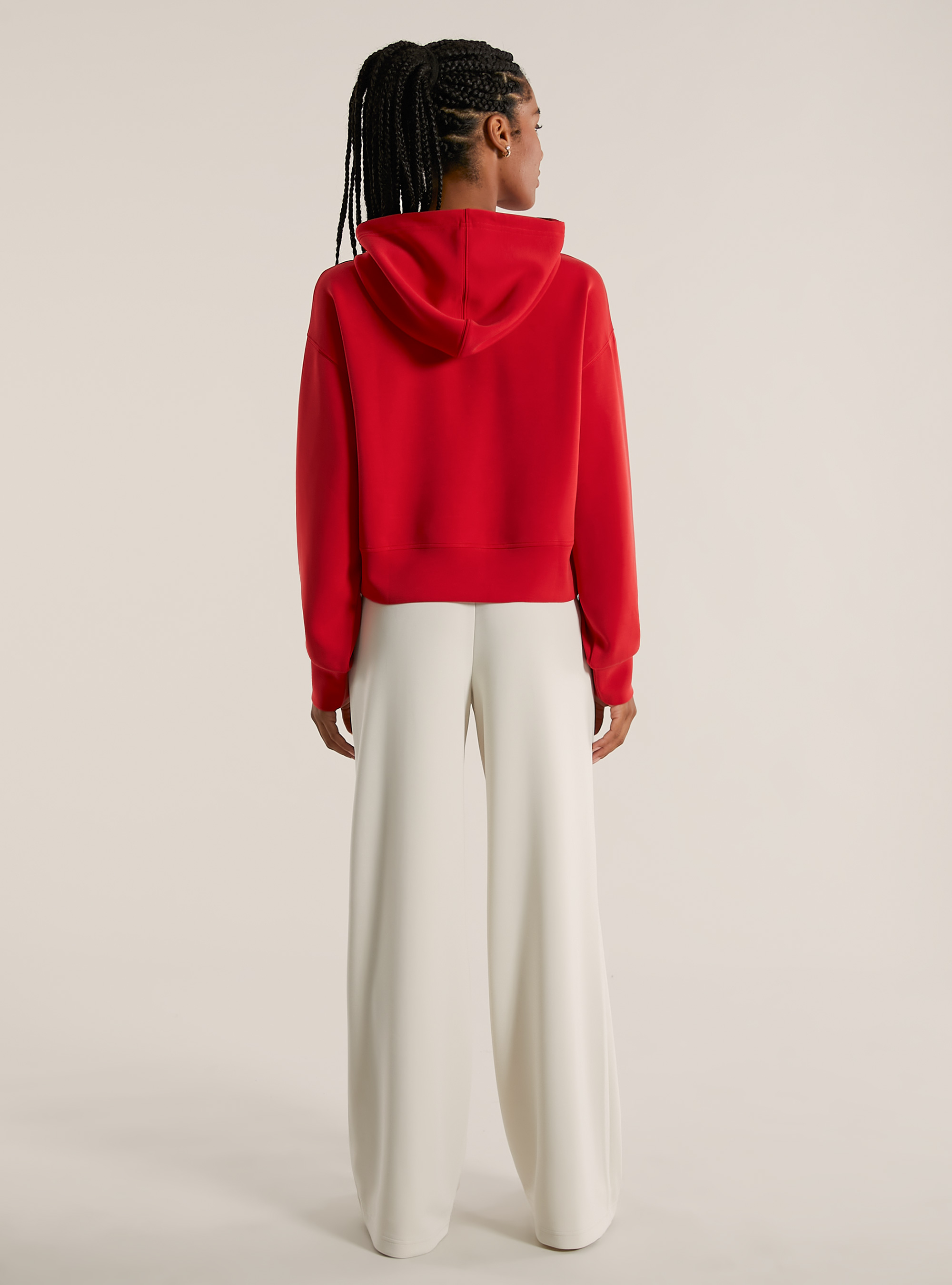 Sweat court en scuba doux, RD2 RED MEDIUM