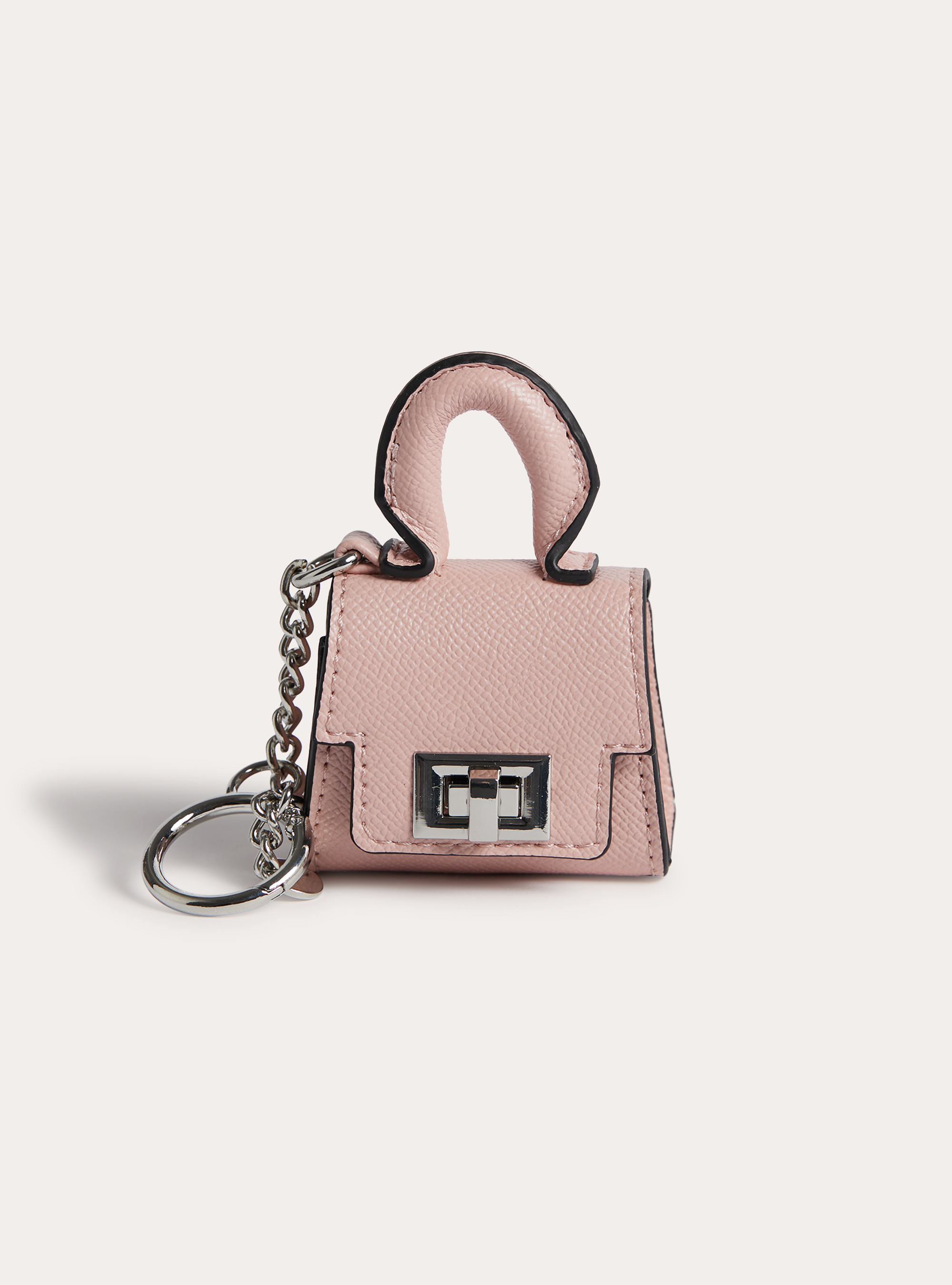 Llavero con forma de mini bolso, PK2 PINK MEDIUM