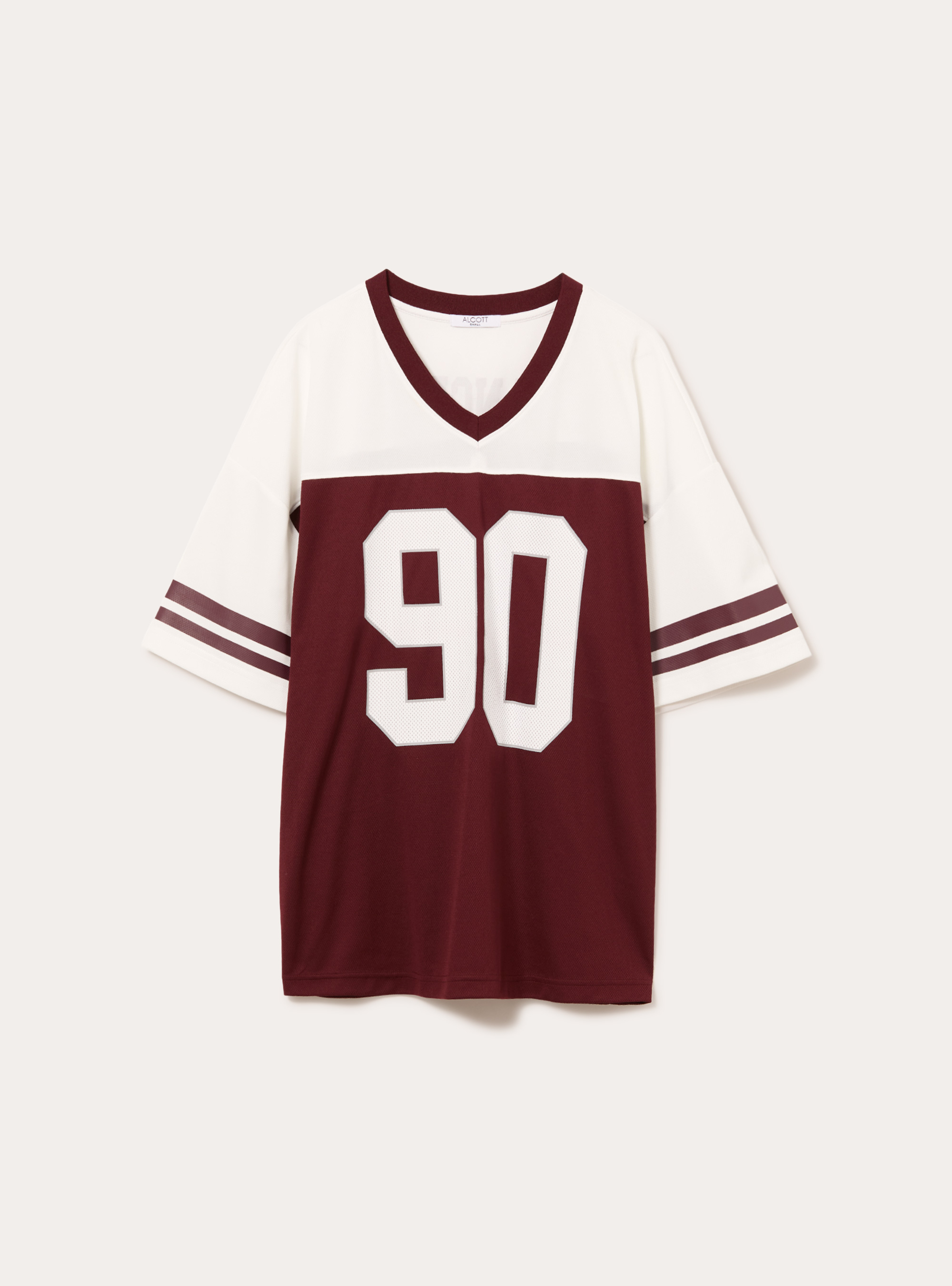 T-shirt oversize avec graphisme, BO2 BORDEAUX MEDIUM