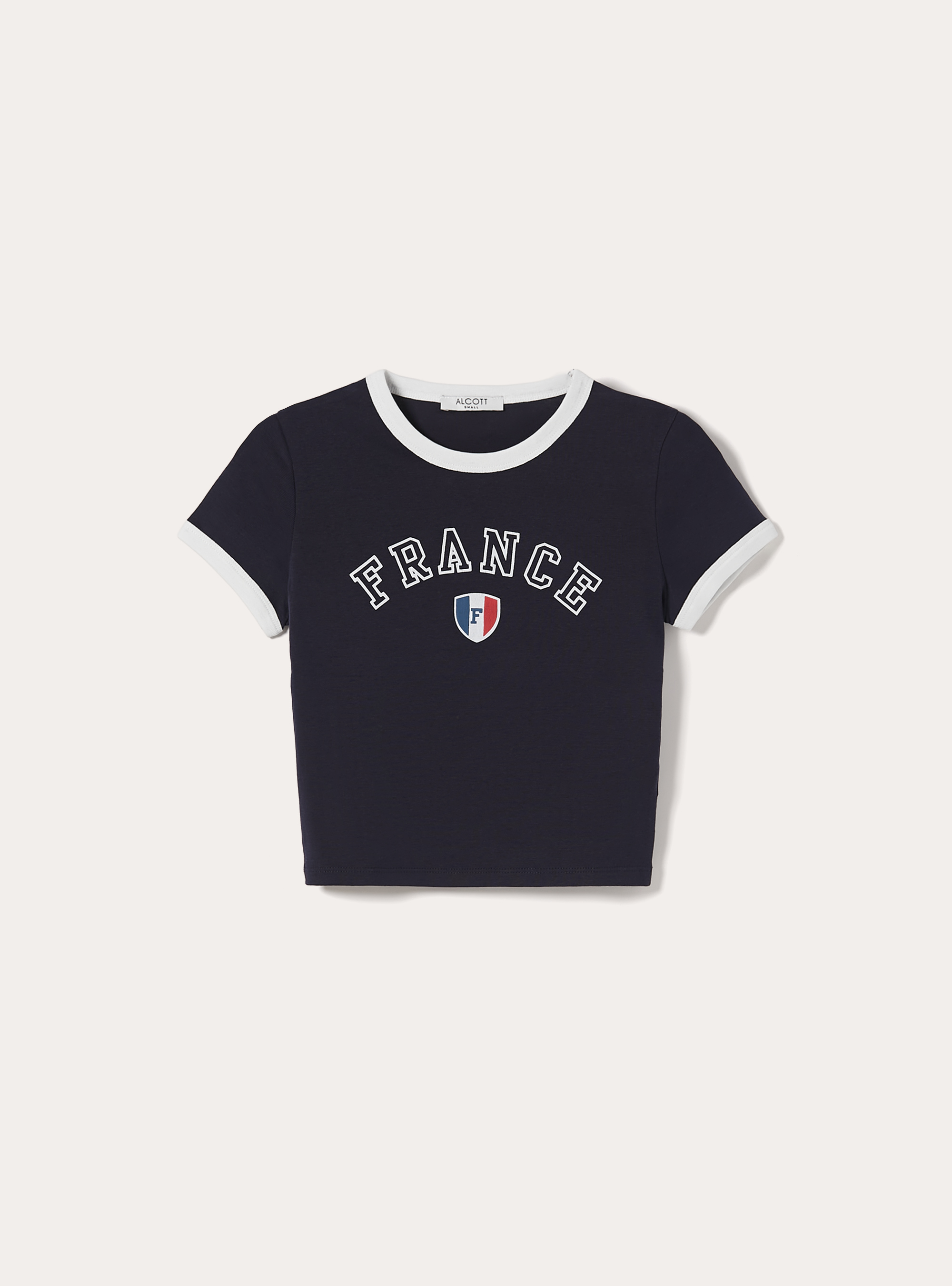 T-Shirt Crop Fit, NA2 NAVY MEDIUM