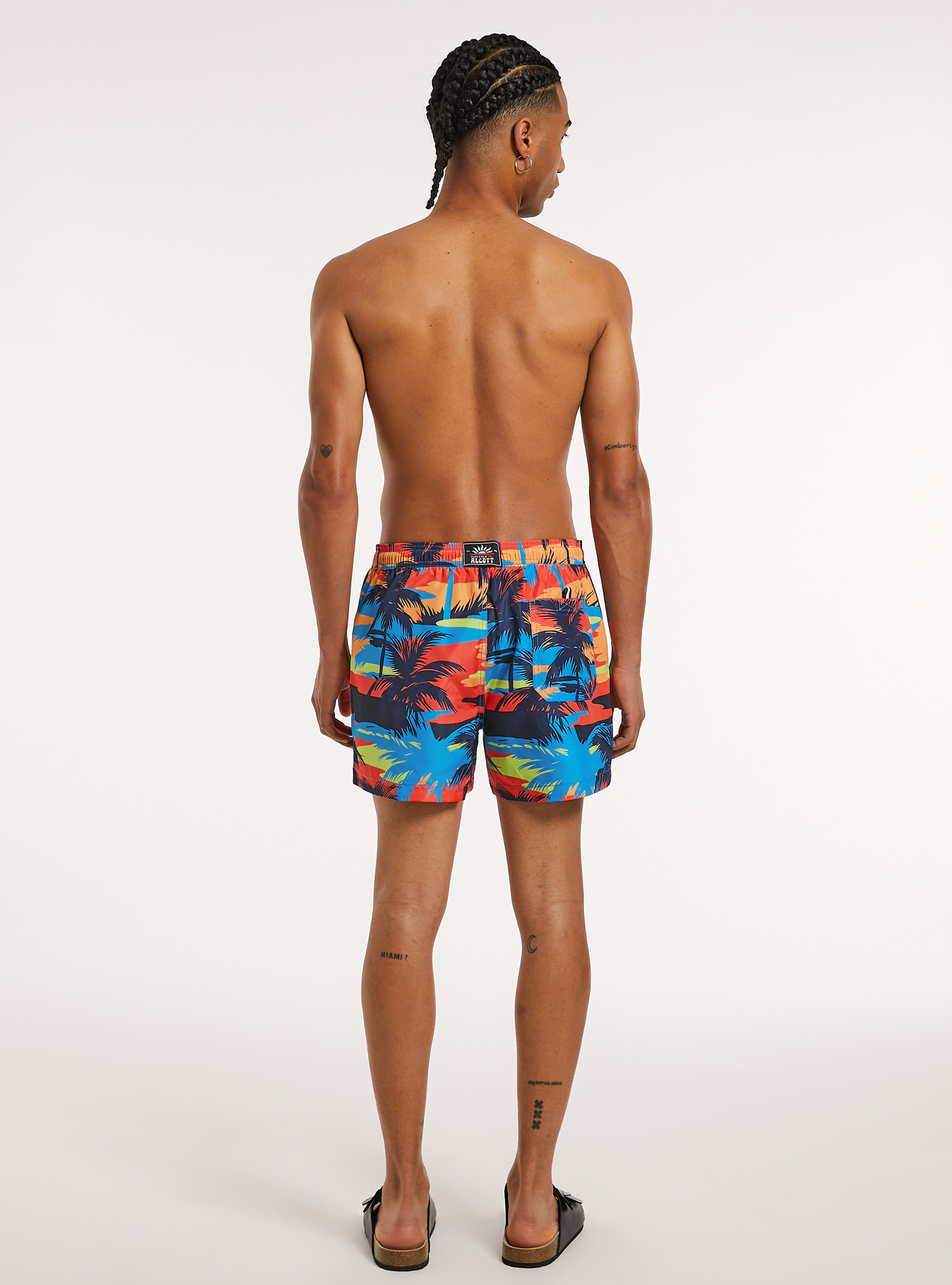 Camouflage-Badehose, BL2 BLUE MEDIUM