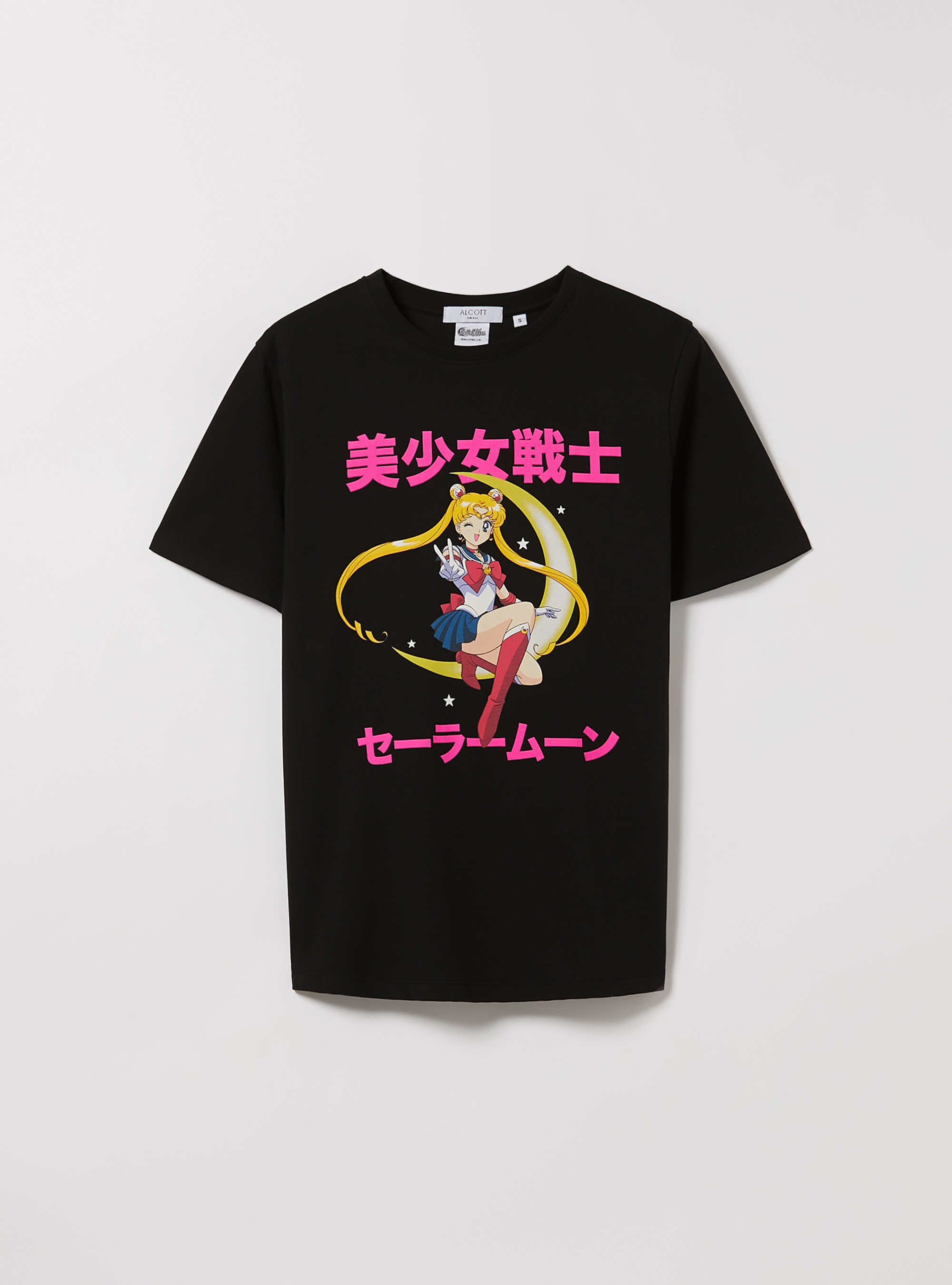 T-shirt Sailor Moon / Alcott, BK1 BLACK