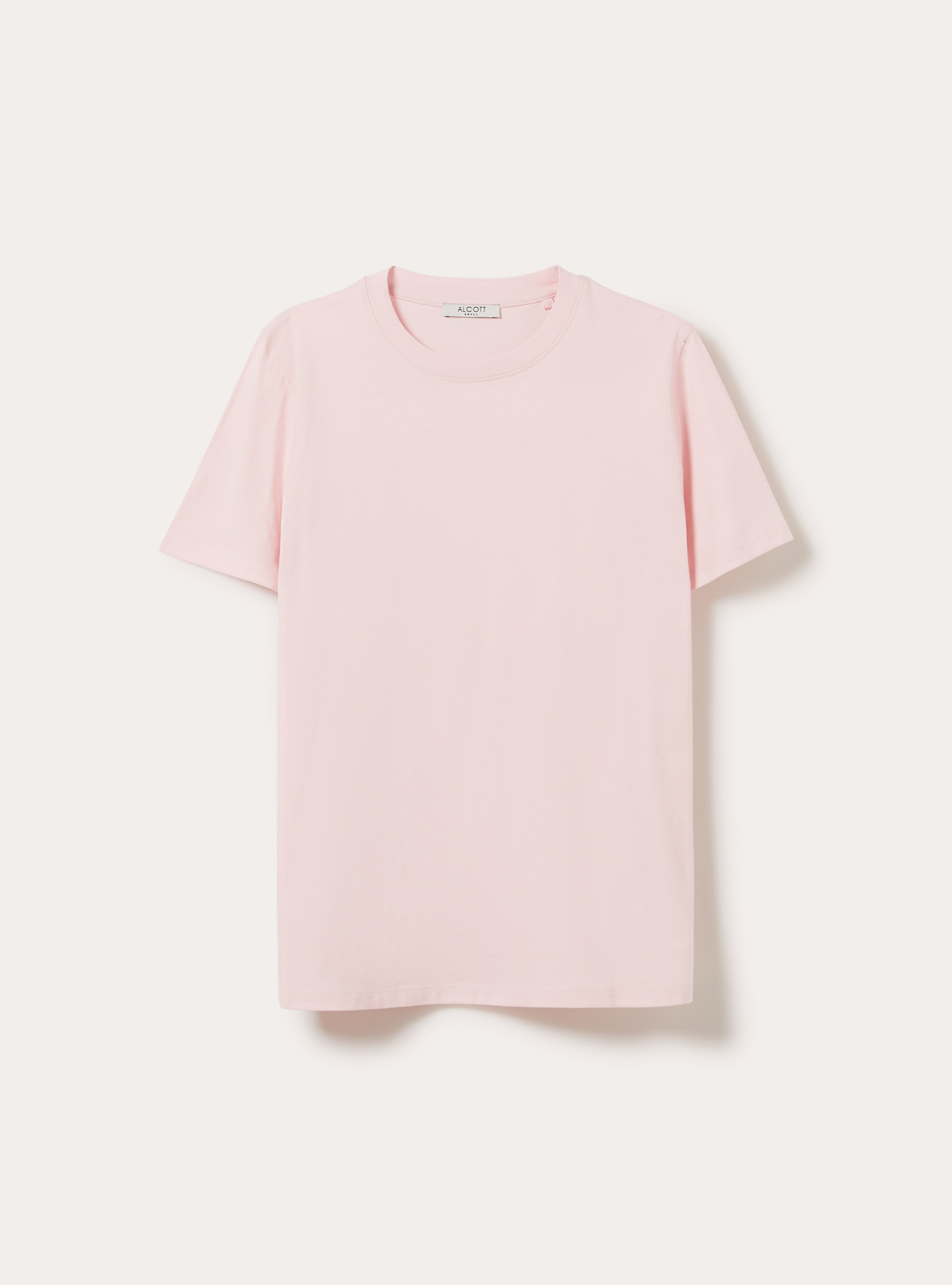 Camiseta de cuello redondo de algod&oacute;n, PK3 PINK LIGHT
