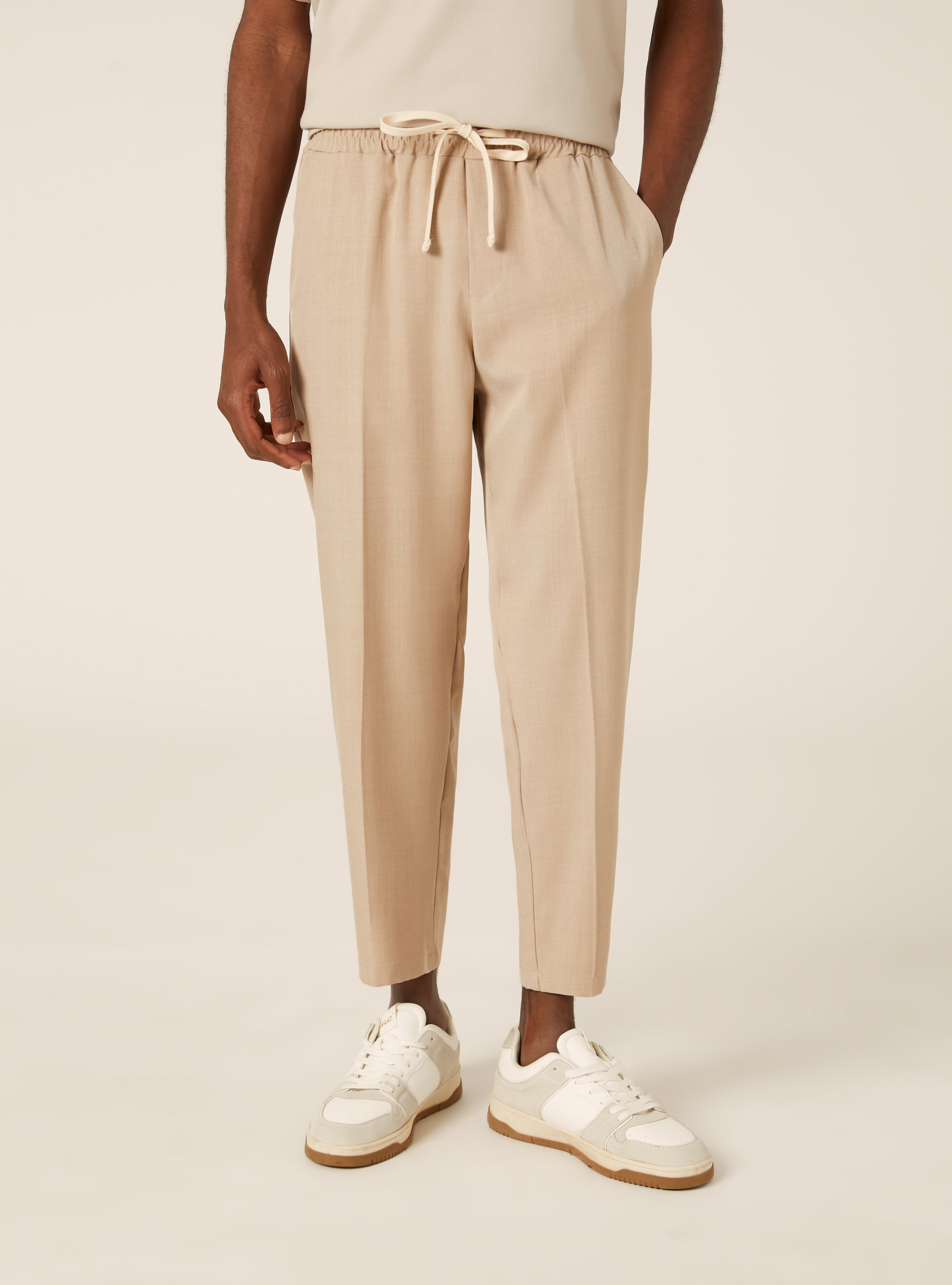 Sartoriale Jogger-Hose, BG3 BEIGE LIGHT