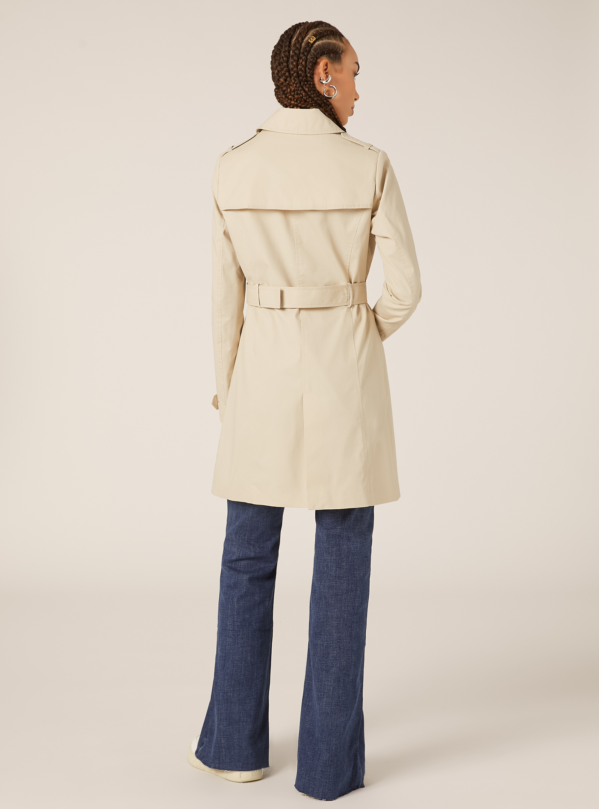 Trench souple avec ceinture, BG2 BEIGE MEDIUM