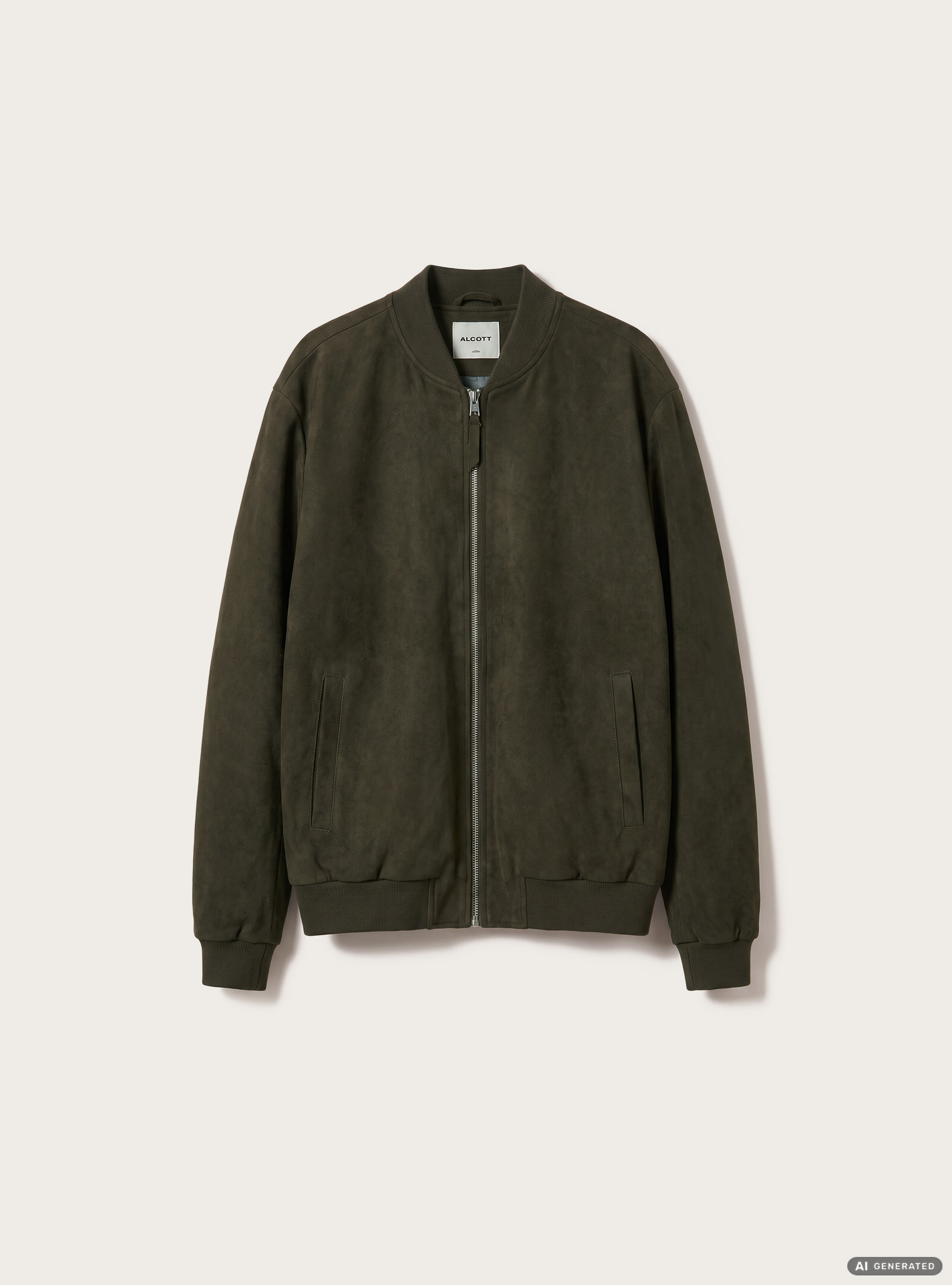 Bomber effet daim, GY1 GREY DARK