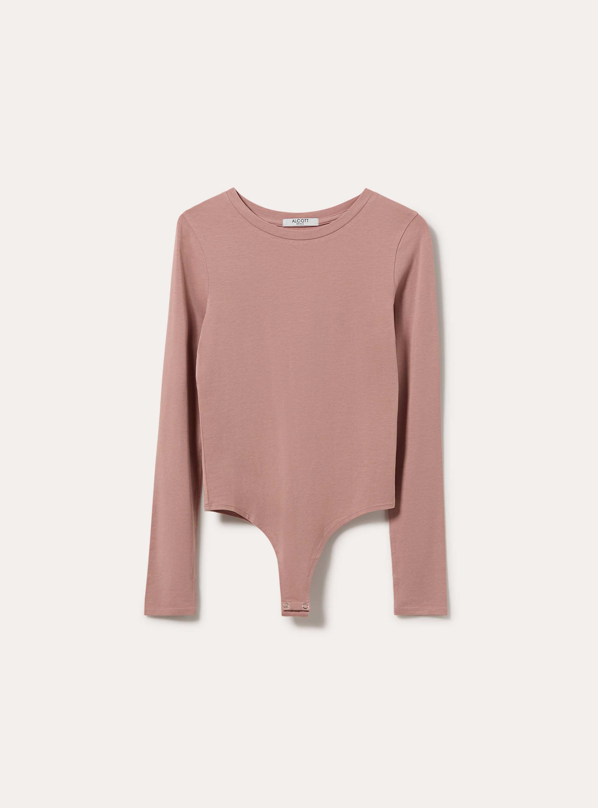 Long Sleeve Crew Neck Body, PK2 PINK MEDIUM
