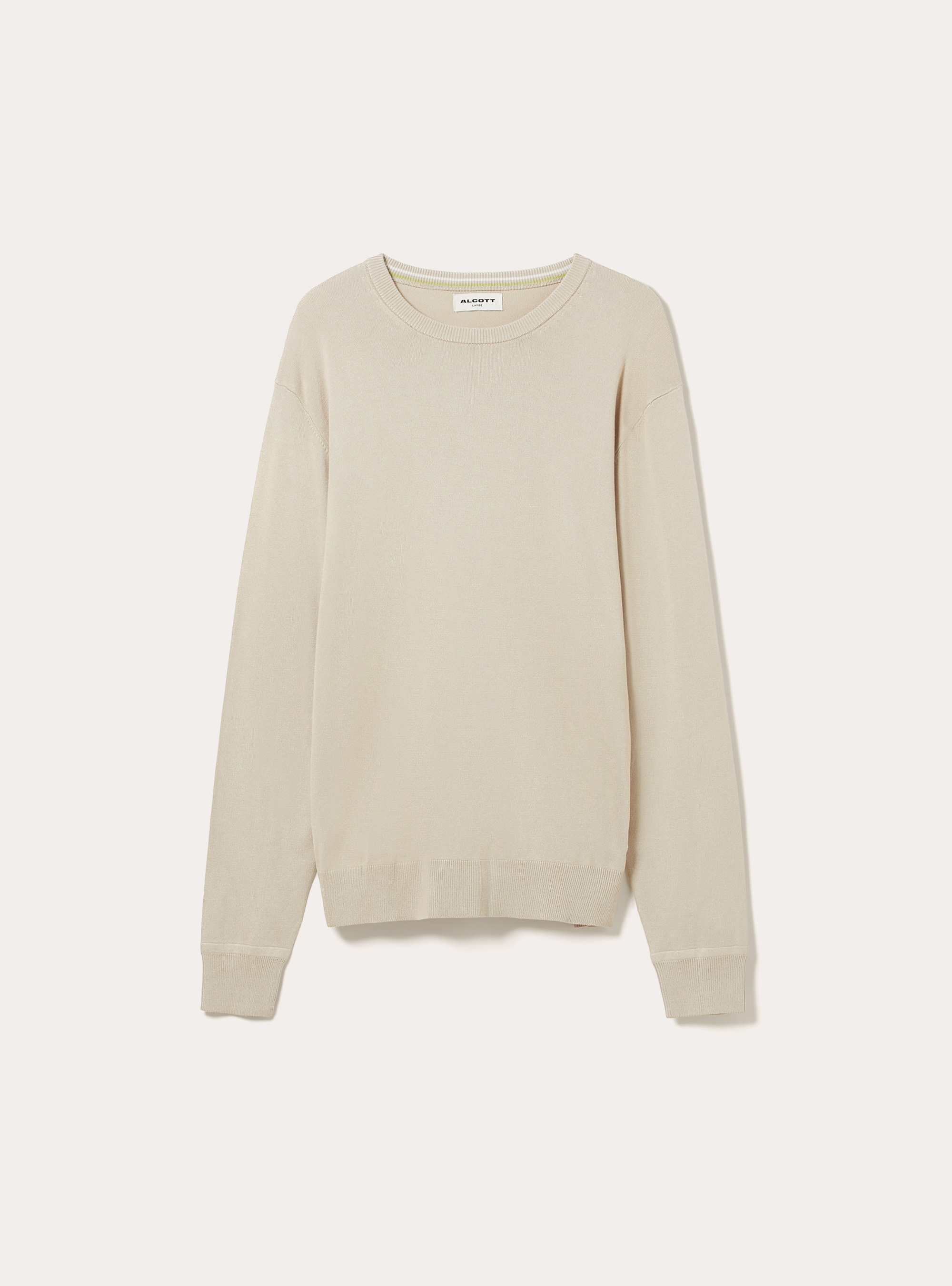 Pullover in sustainable Ecovero viscose, BG2 BEIGE MEDIUM