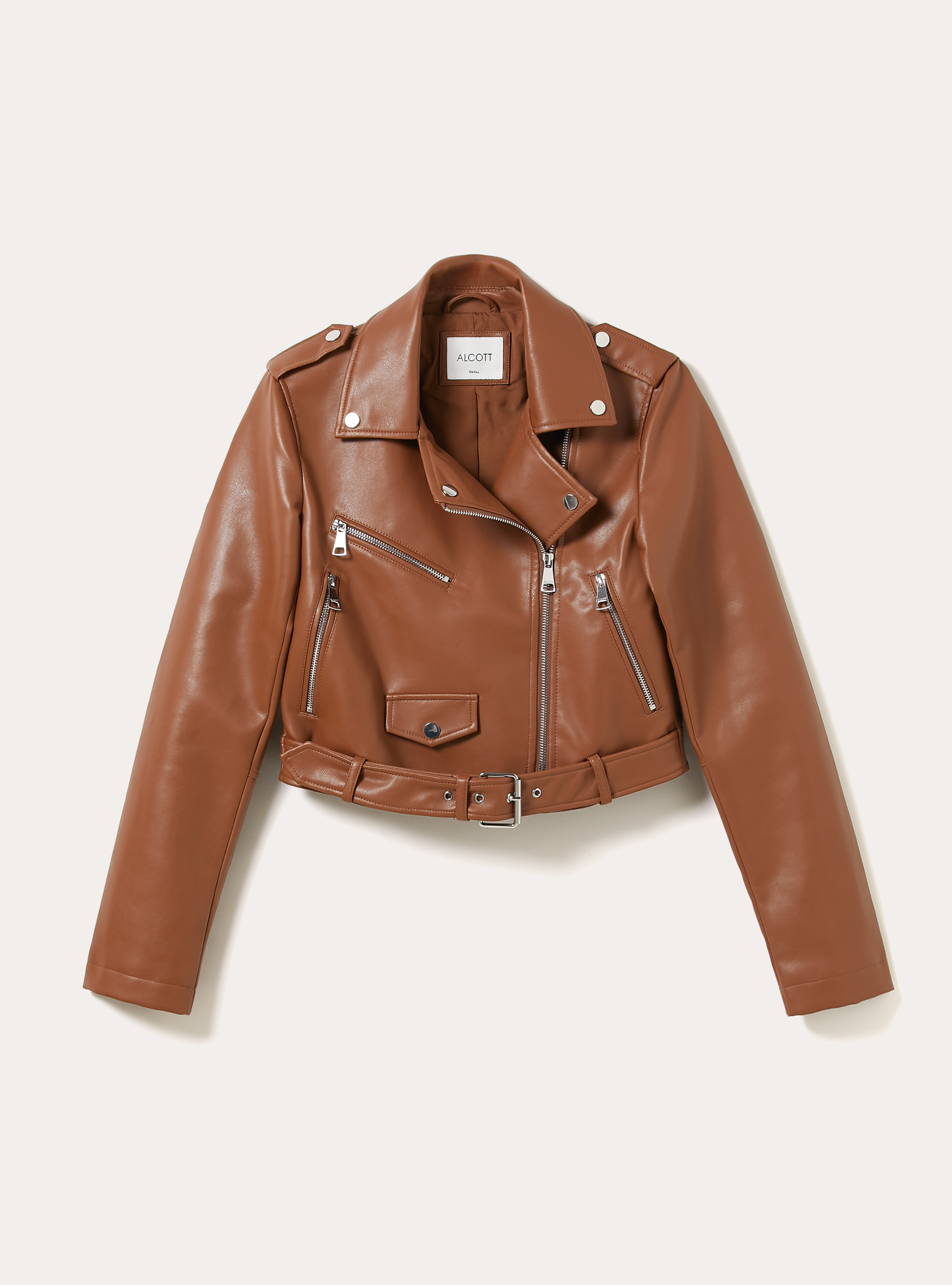Chaqueta motera efecto piel, TB2 TOBACCO MEDIUM