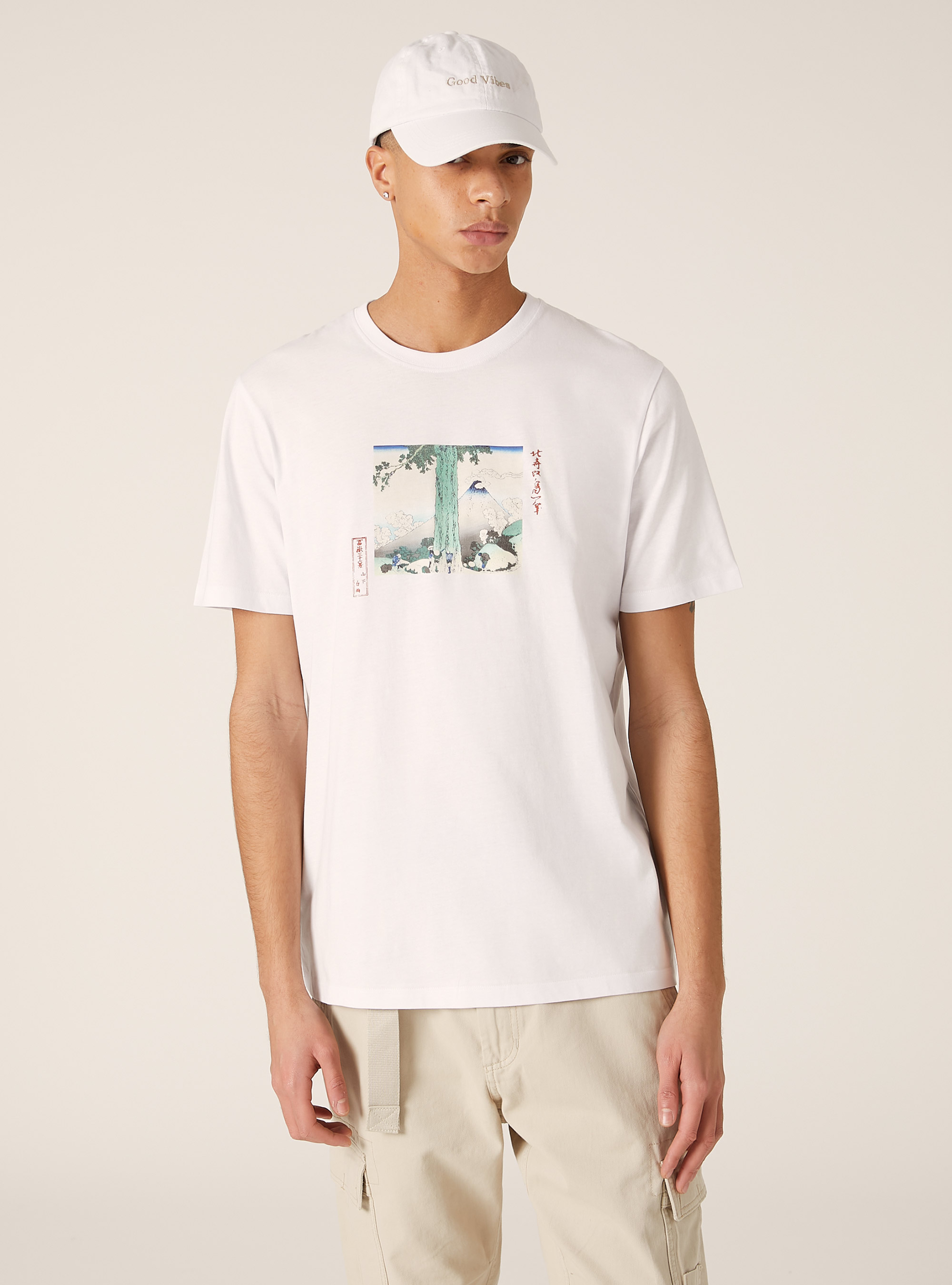 Art Collection / Alcott T-Shirt mit normaler Passform, WH3 WHITE