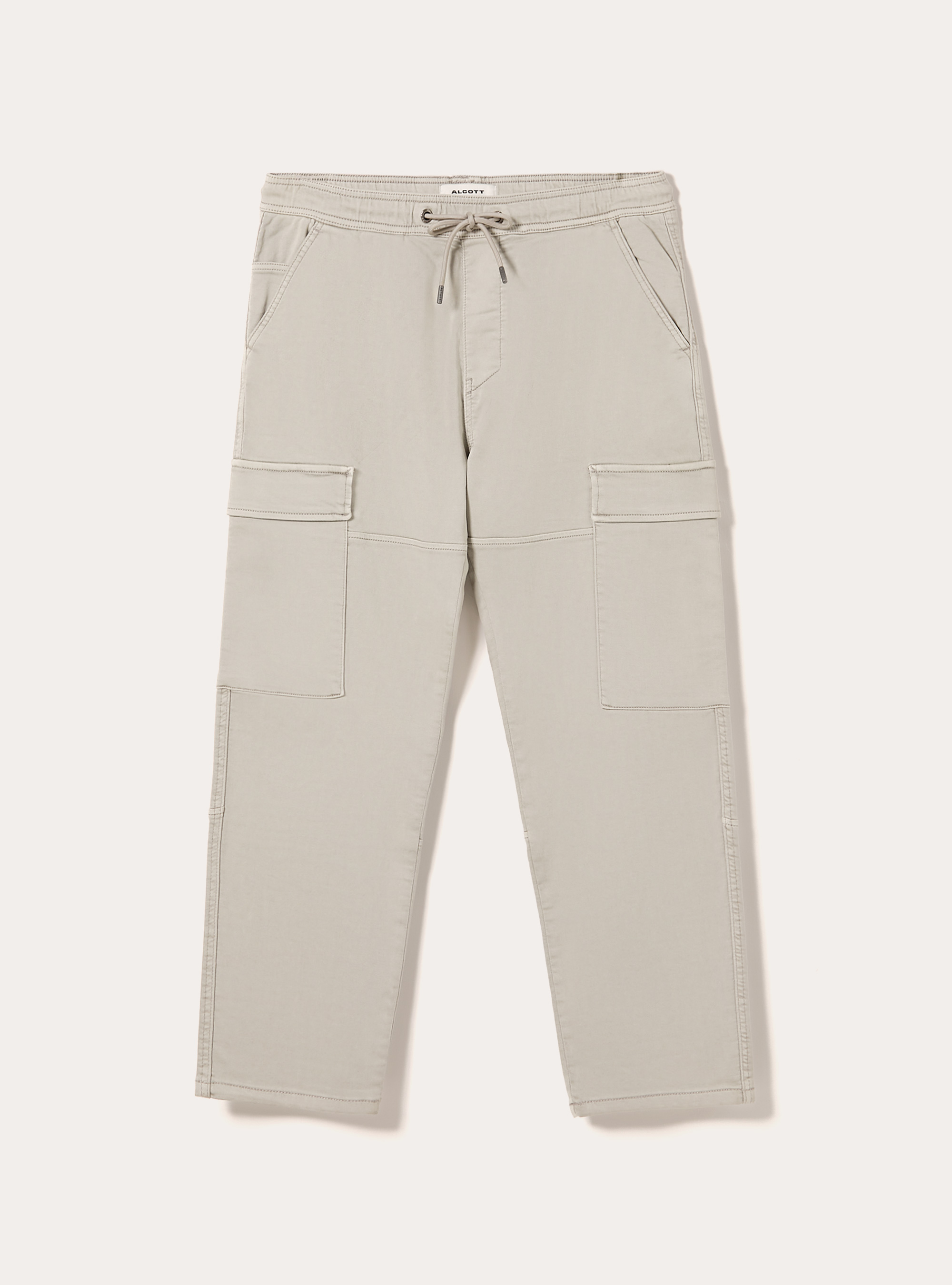 Pantalon cargo avec taille &eacute;lastiqu&eacute;e, GY3 GREY LIGHT