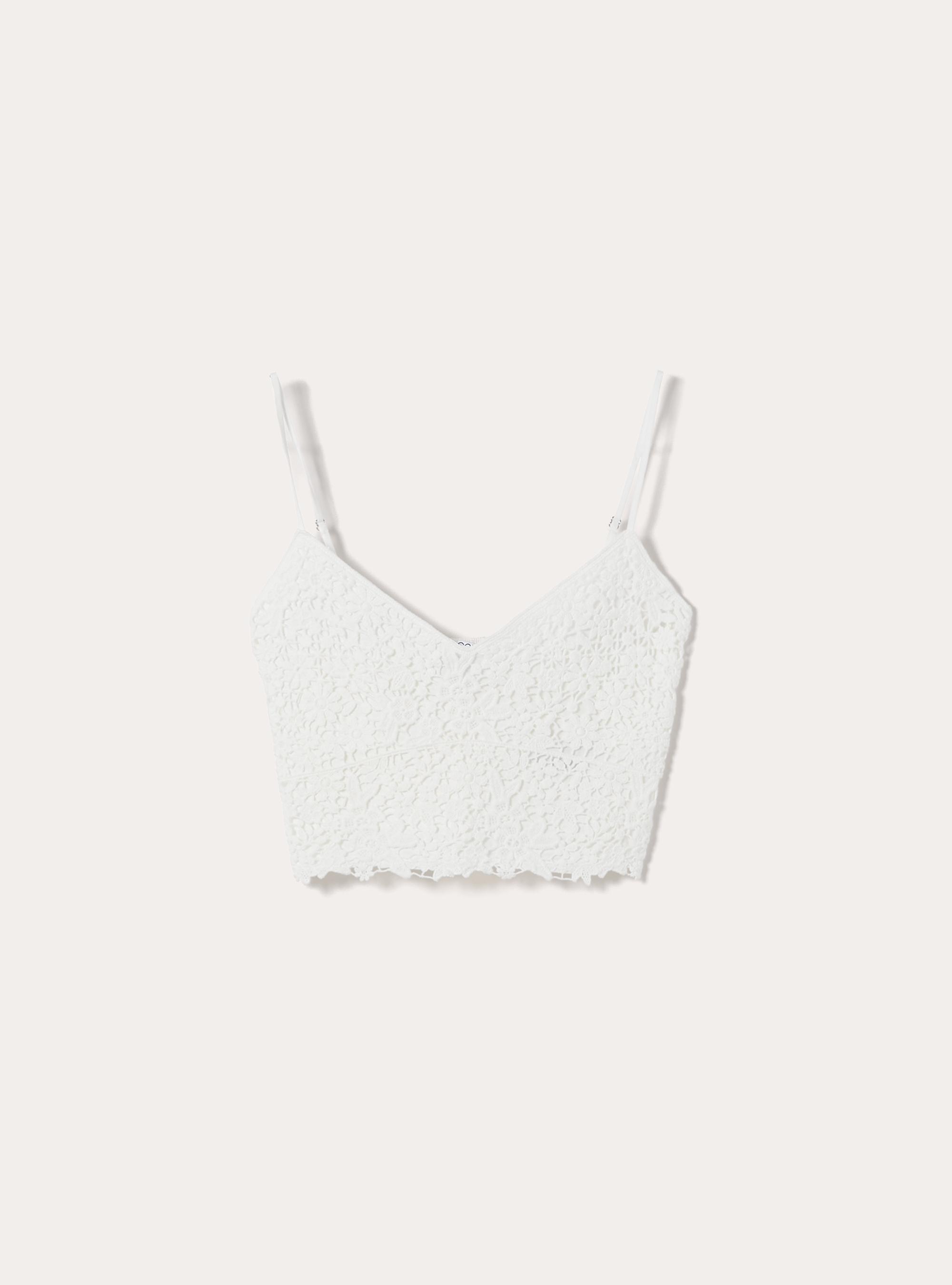 H&auml;kel-Top mit Tr&auml;gern, WH1 OFF WHITE
