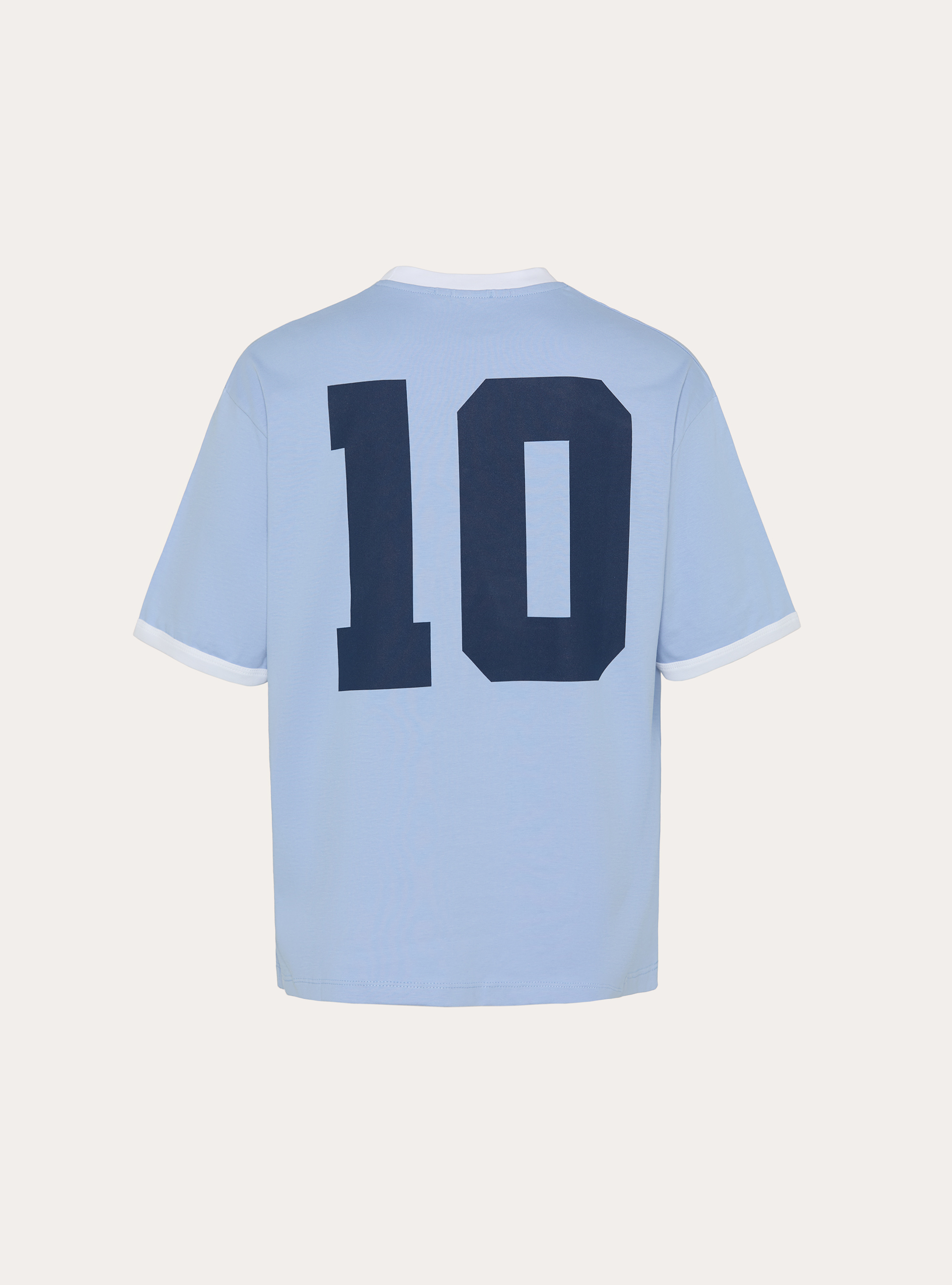 Regular Fit Ringer T-Shirt with International Sports Graphic, AZ2 AZURE MEDIUM