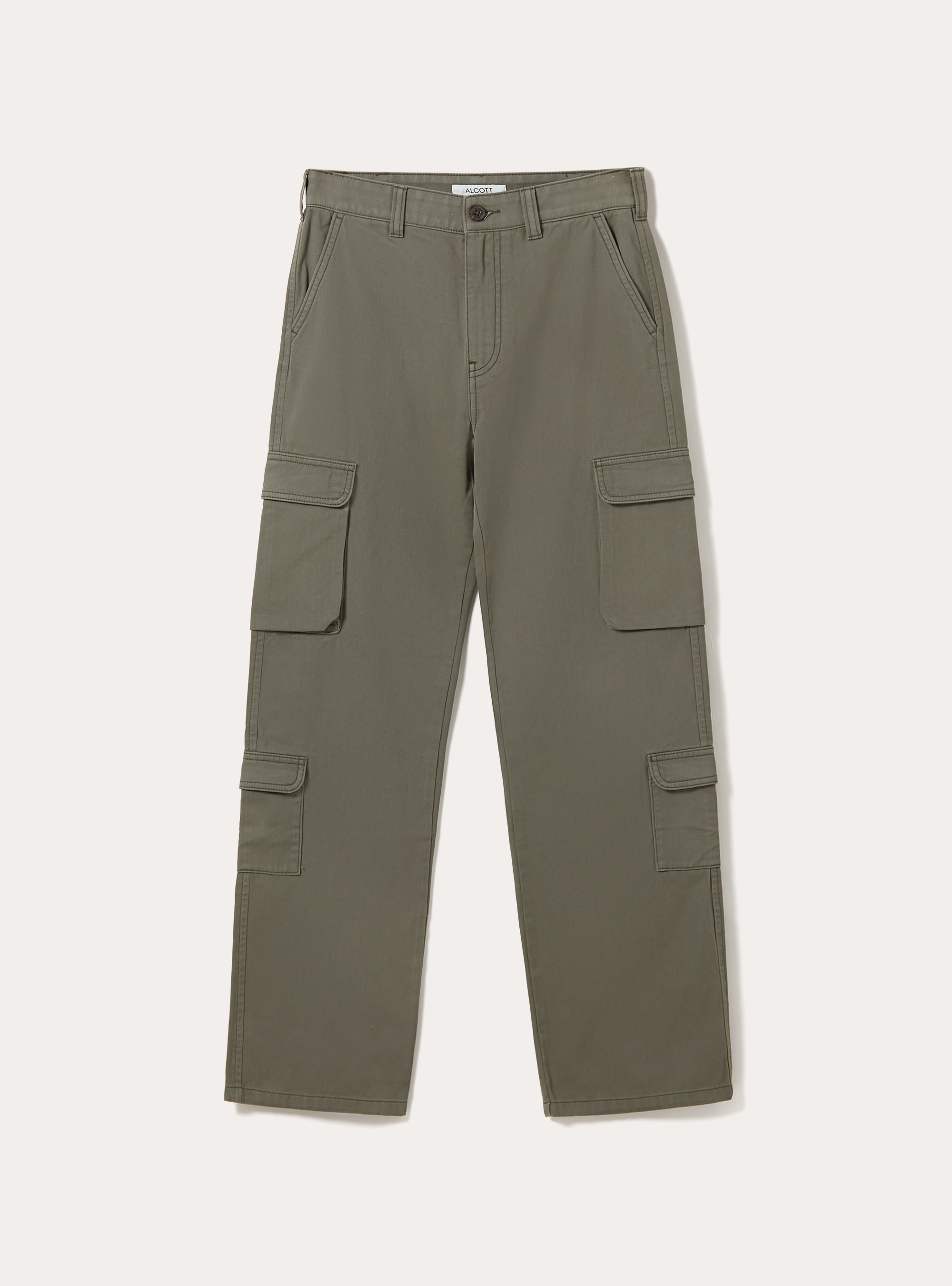 Pantalon cargo en serg&eacute;, KY3 KAKY LIGHT