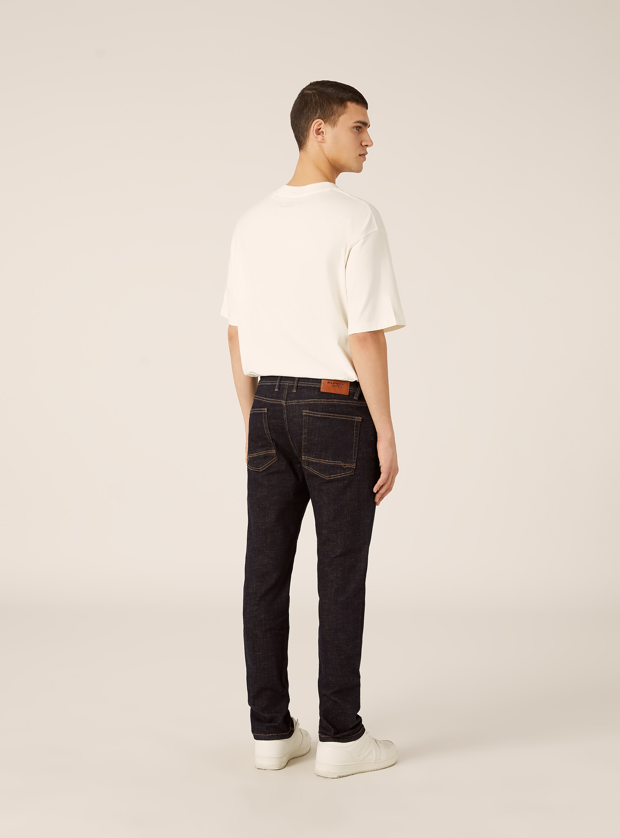 Skinny fit jeans, D001 DEEP BLUE