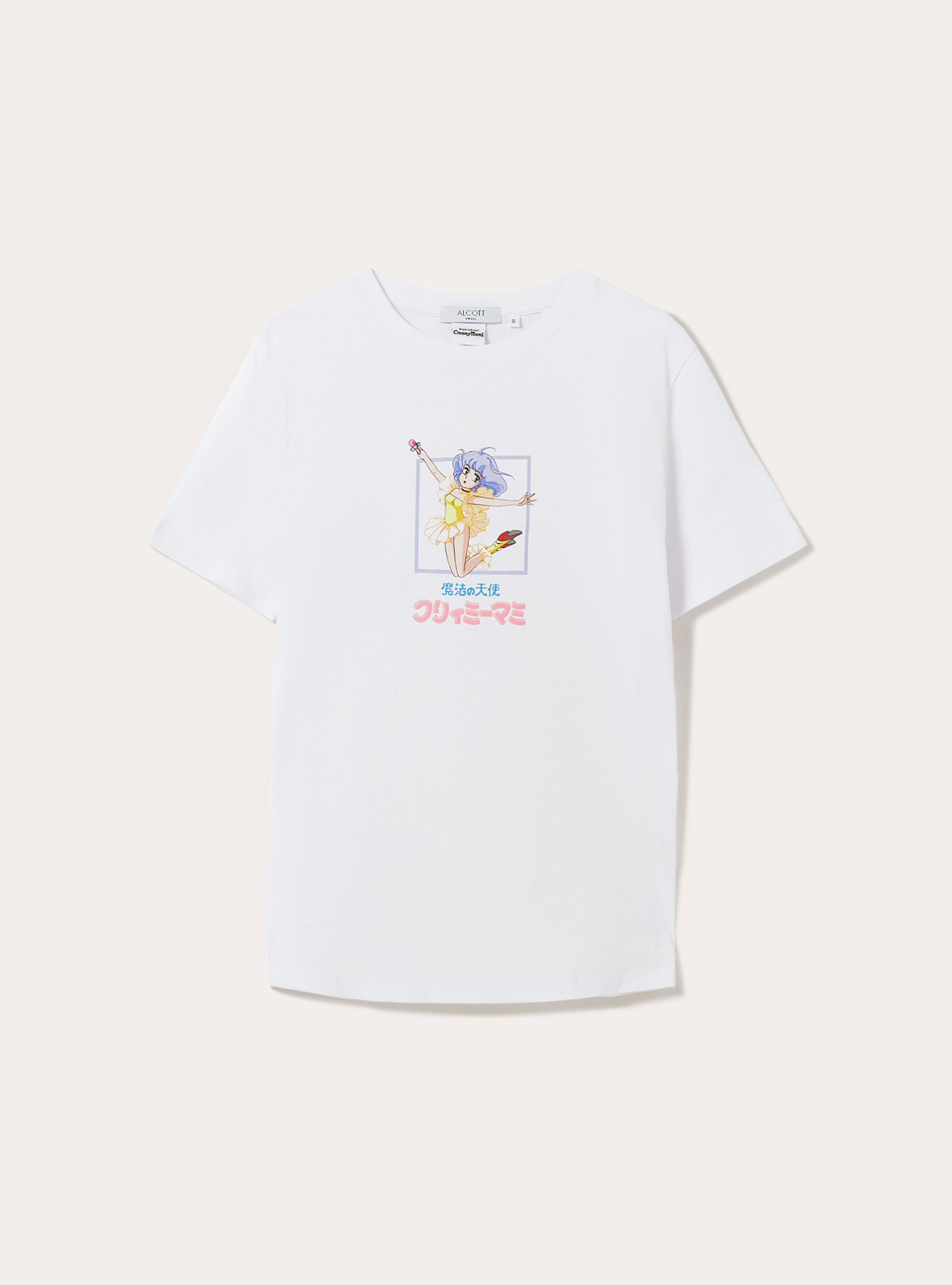 Cr&egrave;me / T-shirt imprim&eacute; Alcott, WH3 WHITE
