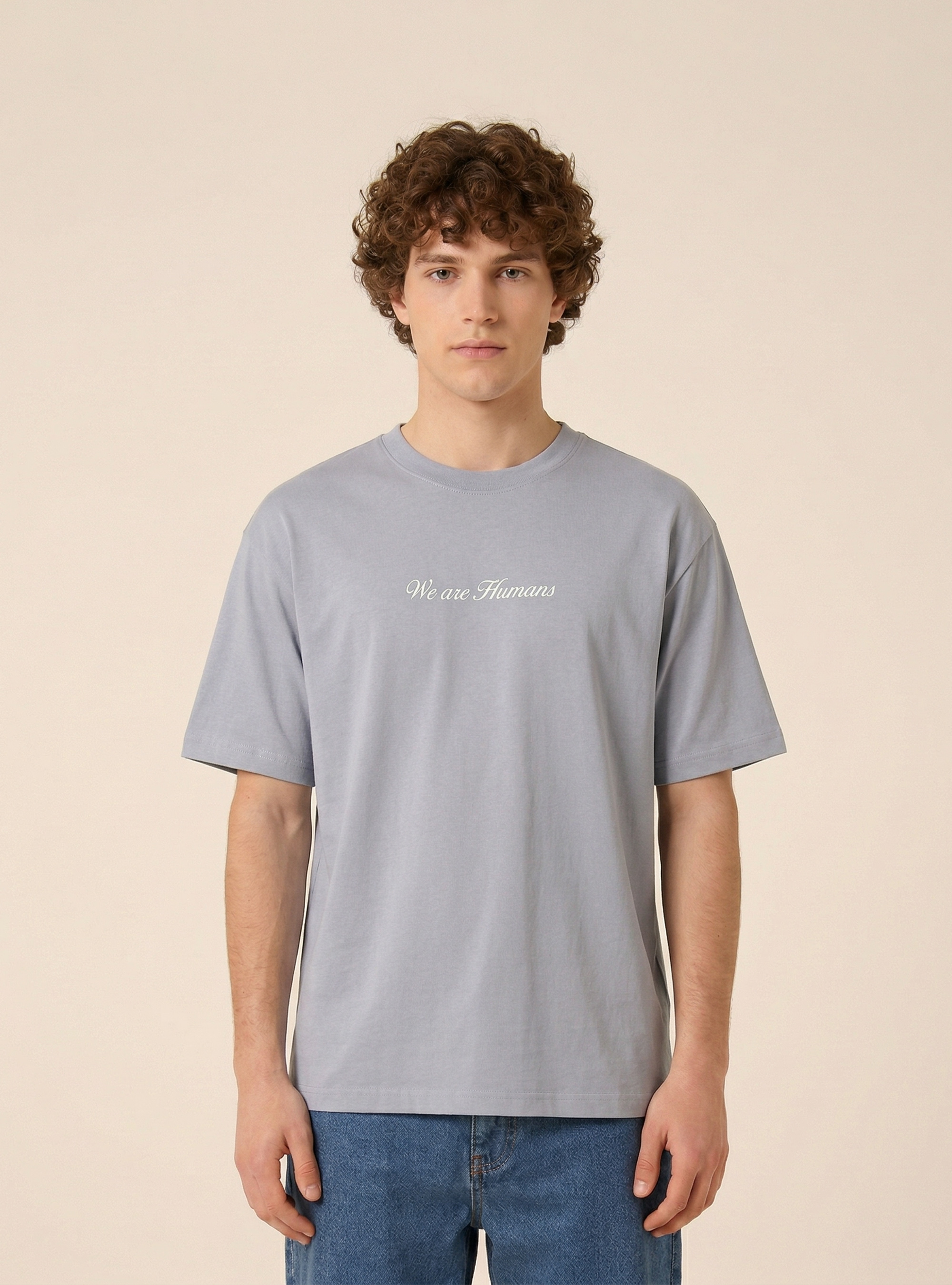 T-Shirt Latino Collection, boxy fit, AZ3 AZURE LIGHT