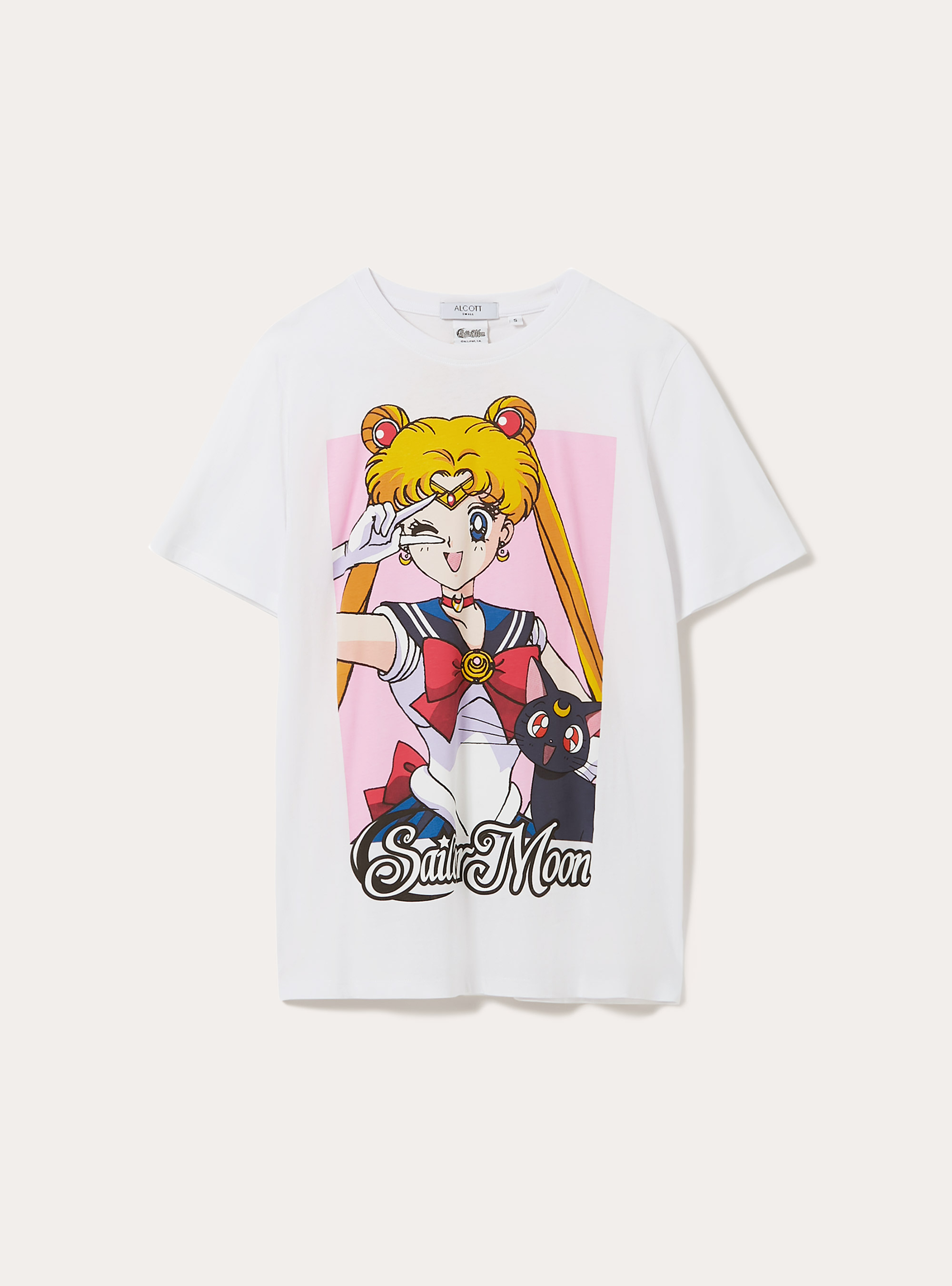 Camiseta Sailor Moon / Alcott, WH3 WHITE