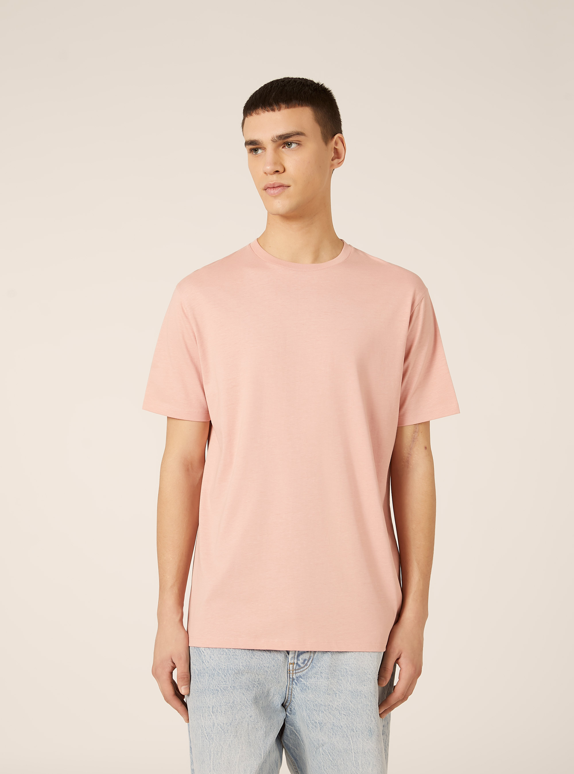 Basic Cotton T-Shirt, PK3 PINK LIGHT