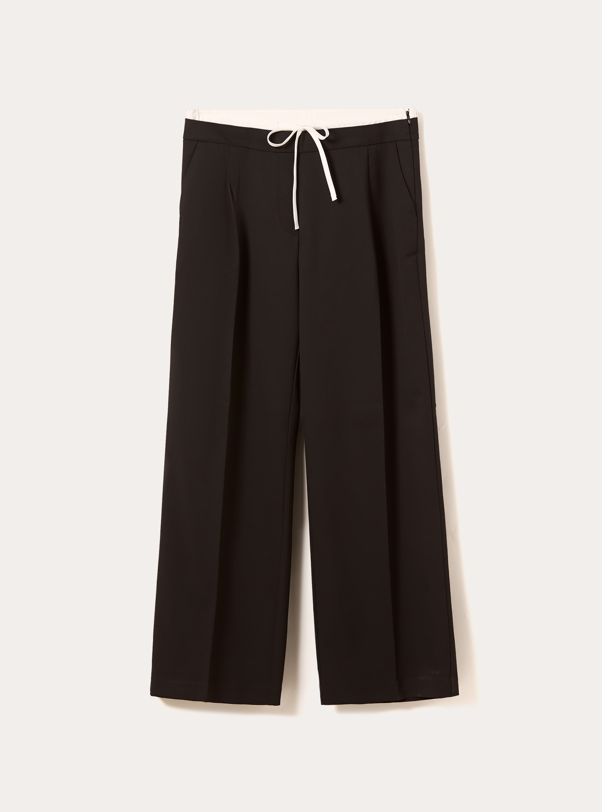 Pantalon &agrave; taille combin&eacute;e, BK1 BLACK