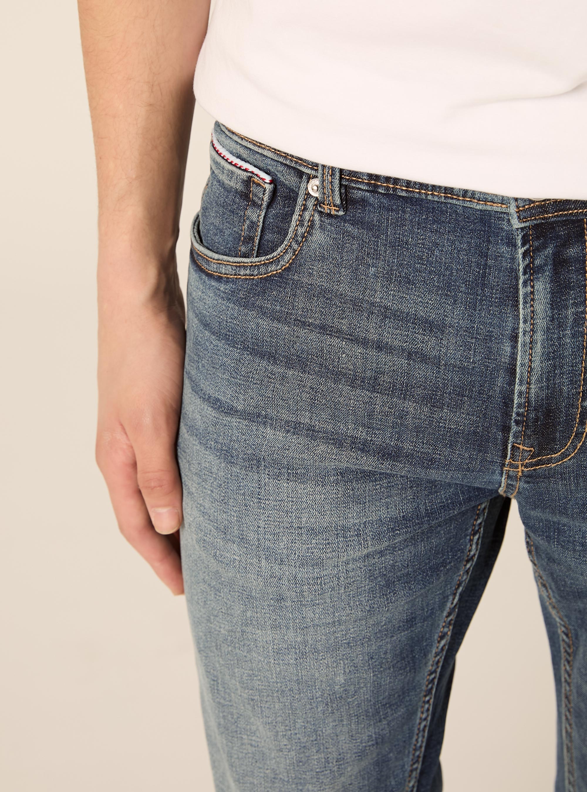 Skinny fit jeans, D002 MEDIUM DARK BLUE
