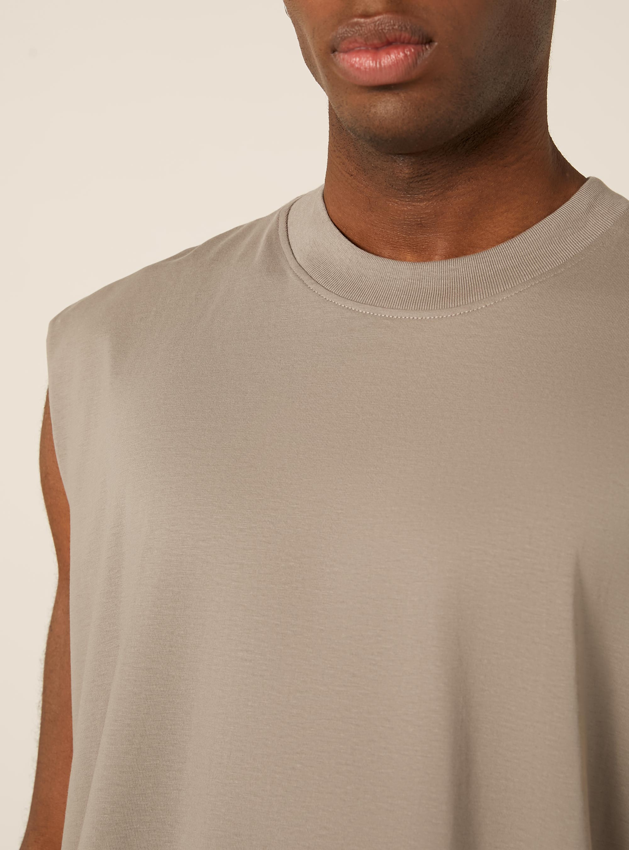 Boxy Fit Tanktop, GY2 GREY MEDIUM