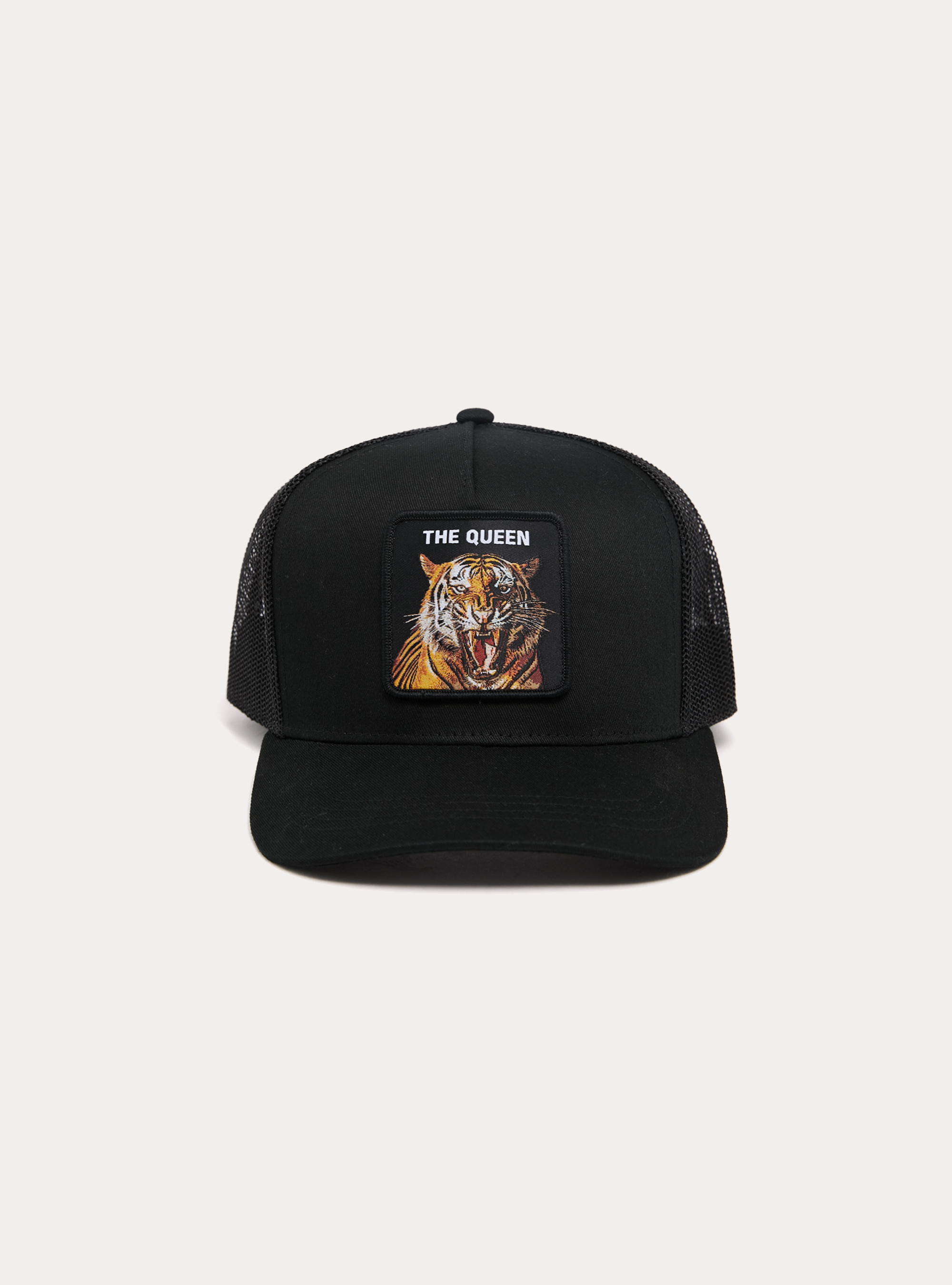 Trucker cap with patch, BK1 BLACK