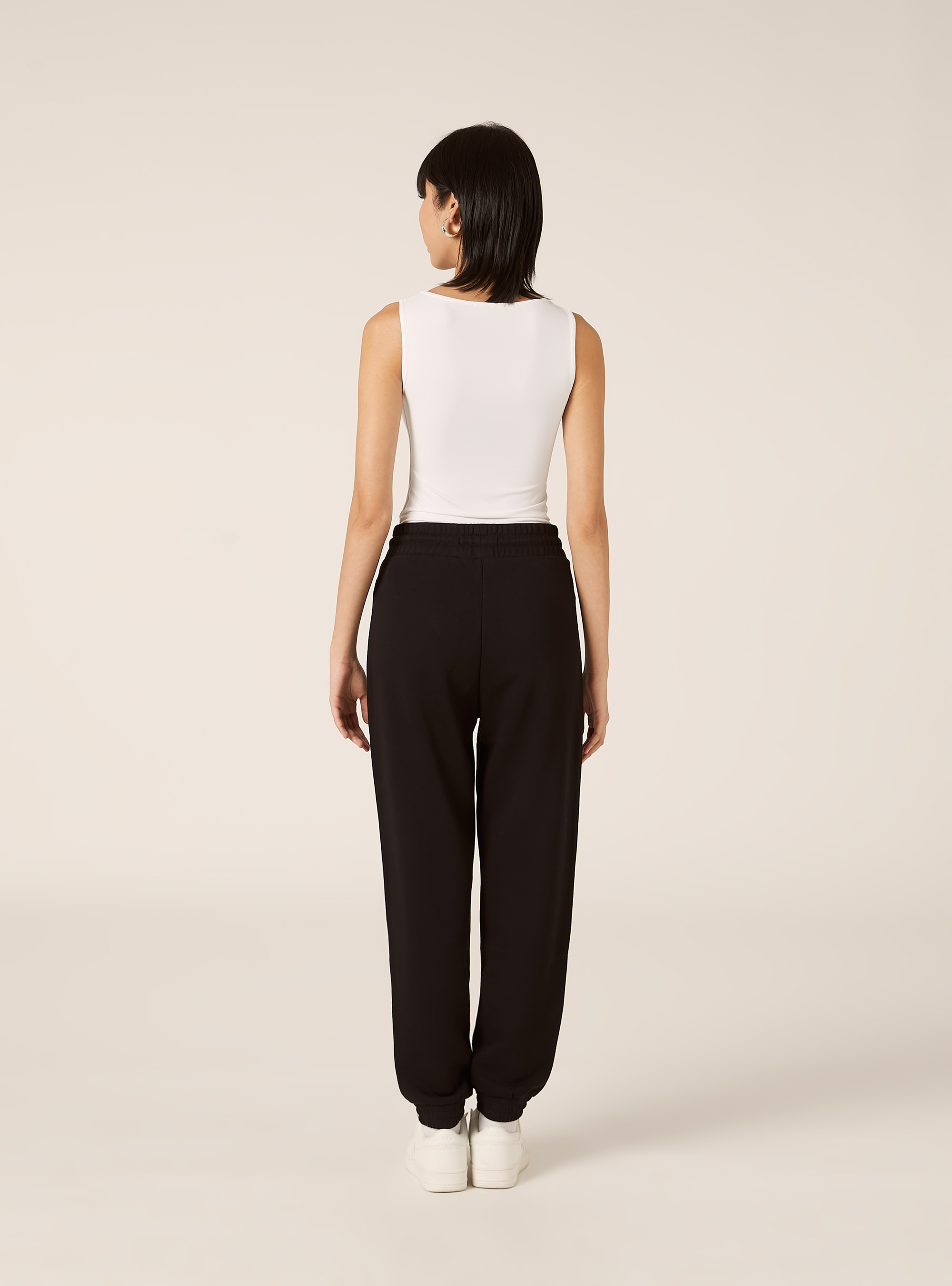 Pantalon jogger en molleton, BK1 BLACK