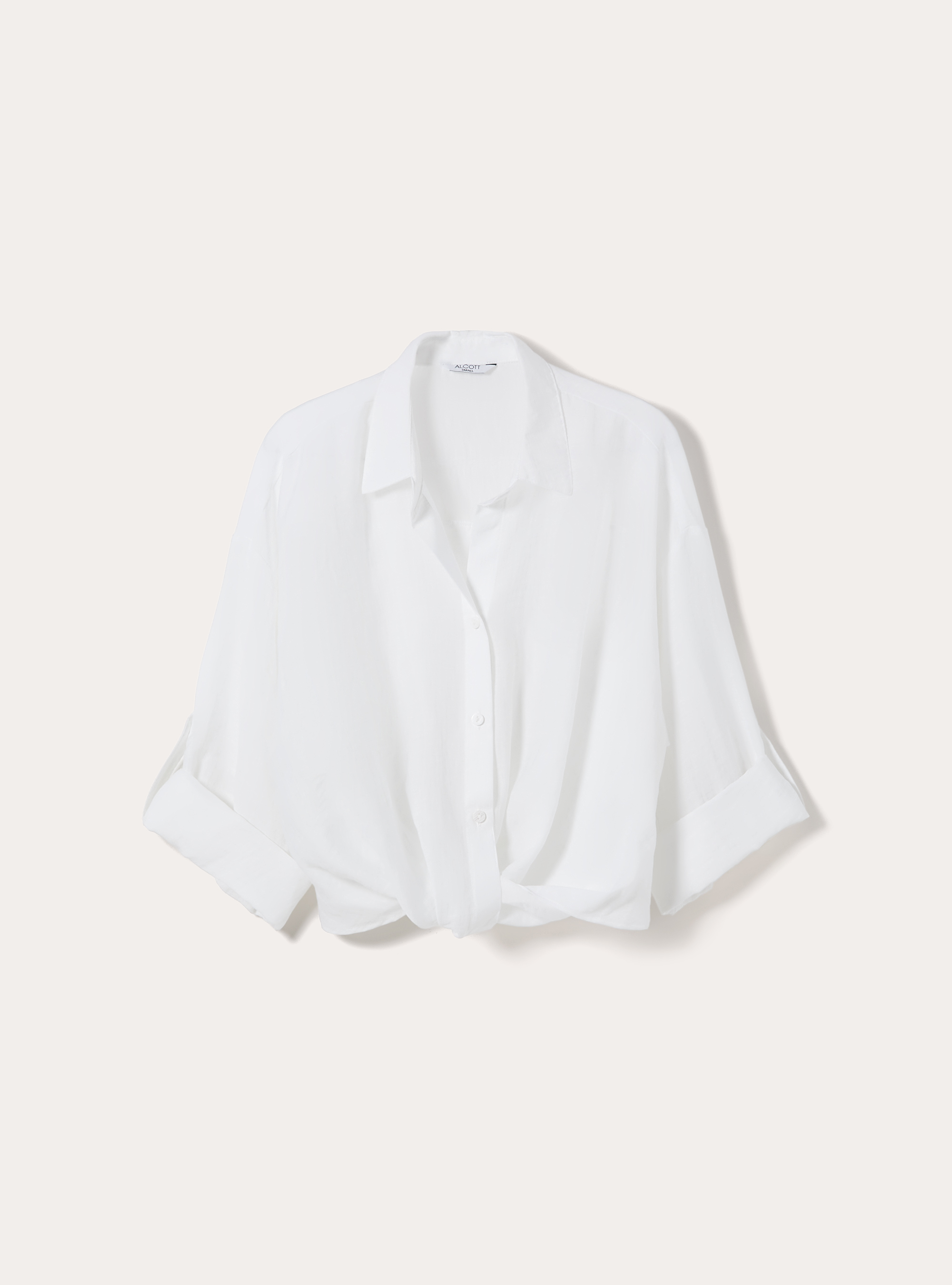 Lightweight Oversized Shirt, WH2 WHITE