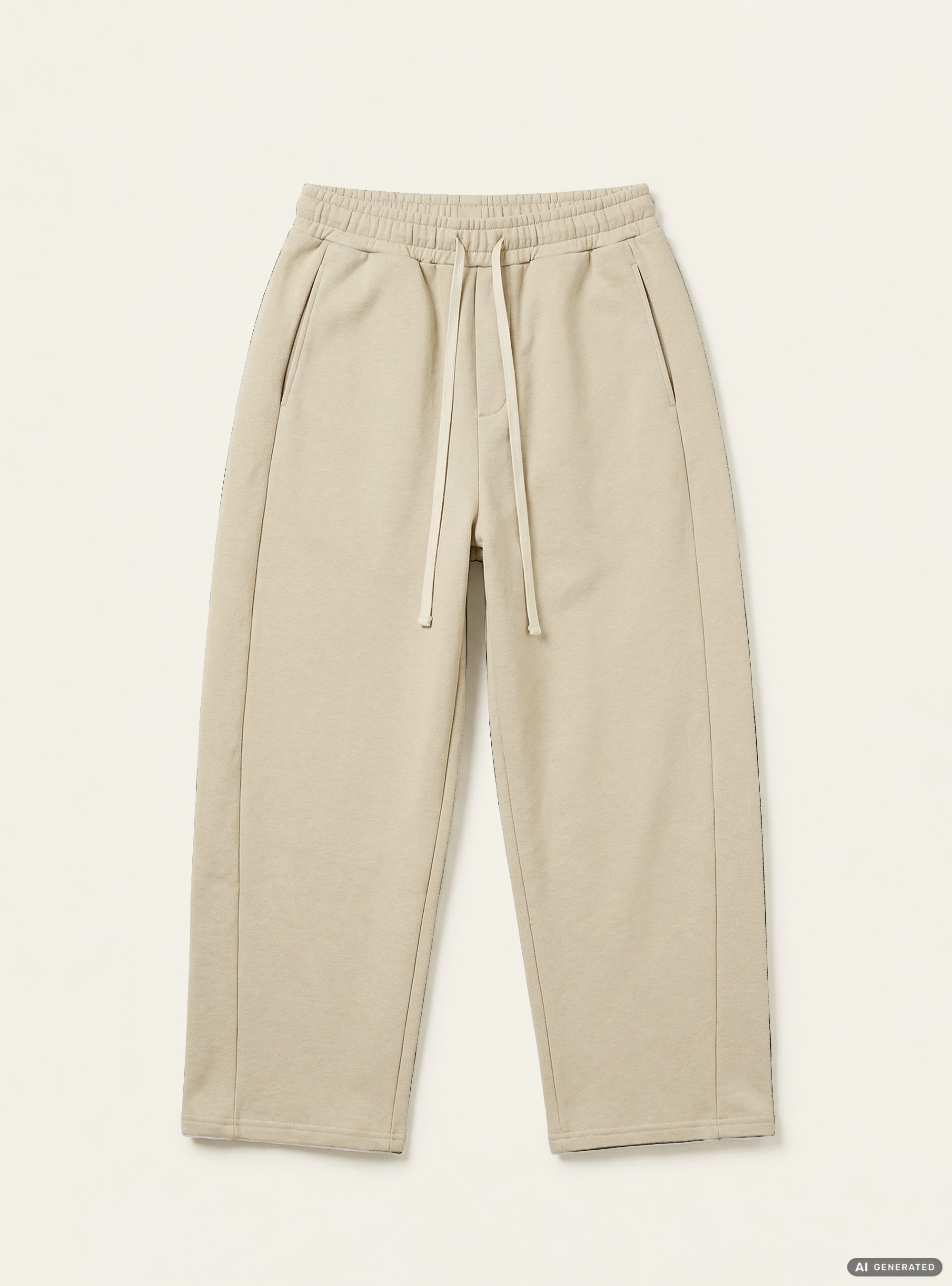 Jogger in felpa baloon fit, BG3 BEIGE LIGHT